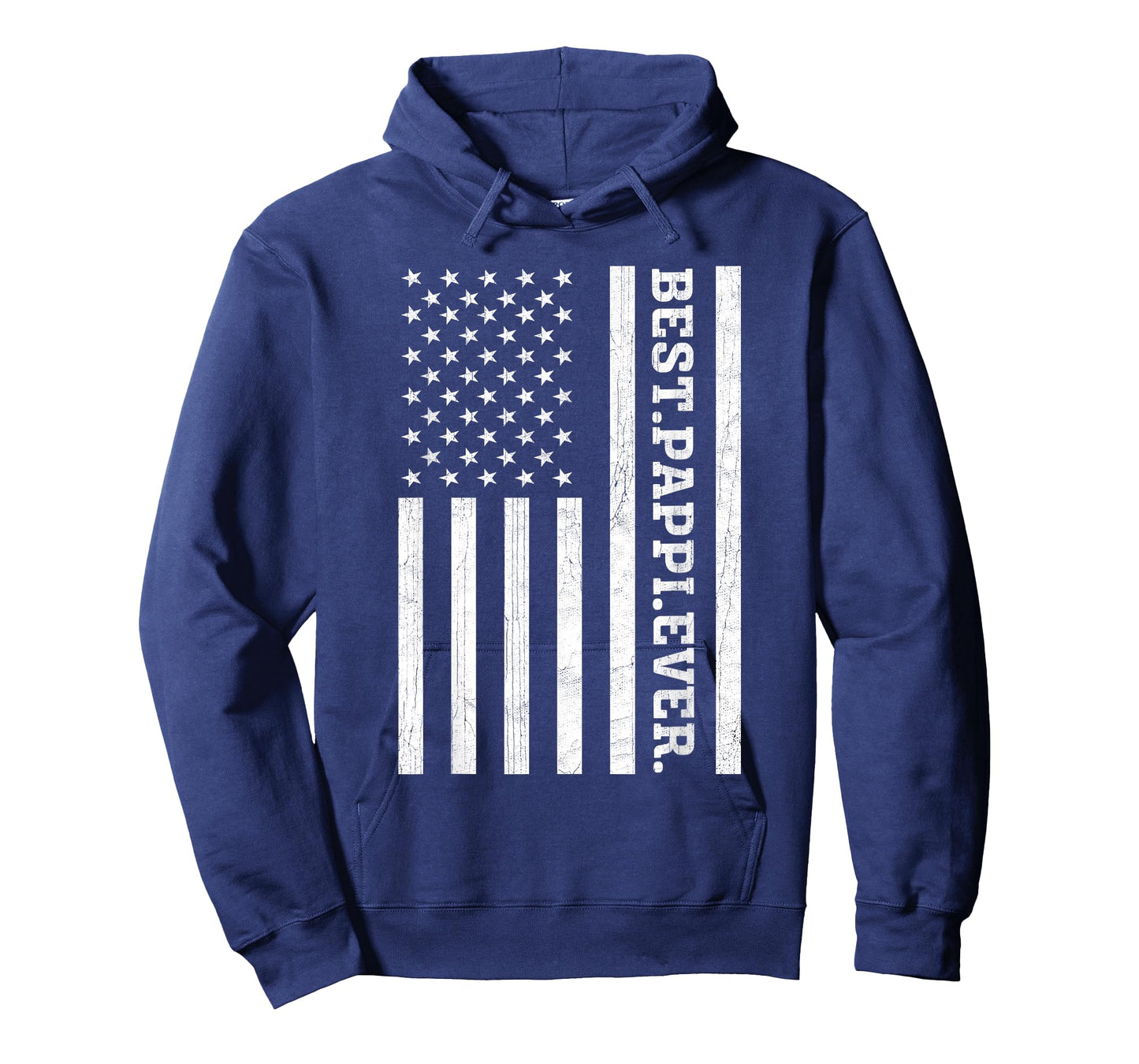 Best Pappi Ever US American Flag Pappi Vintage Women Men T-Shirt