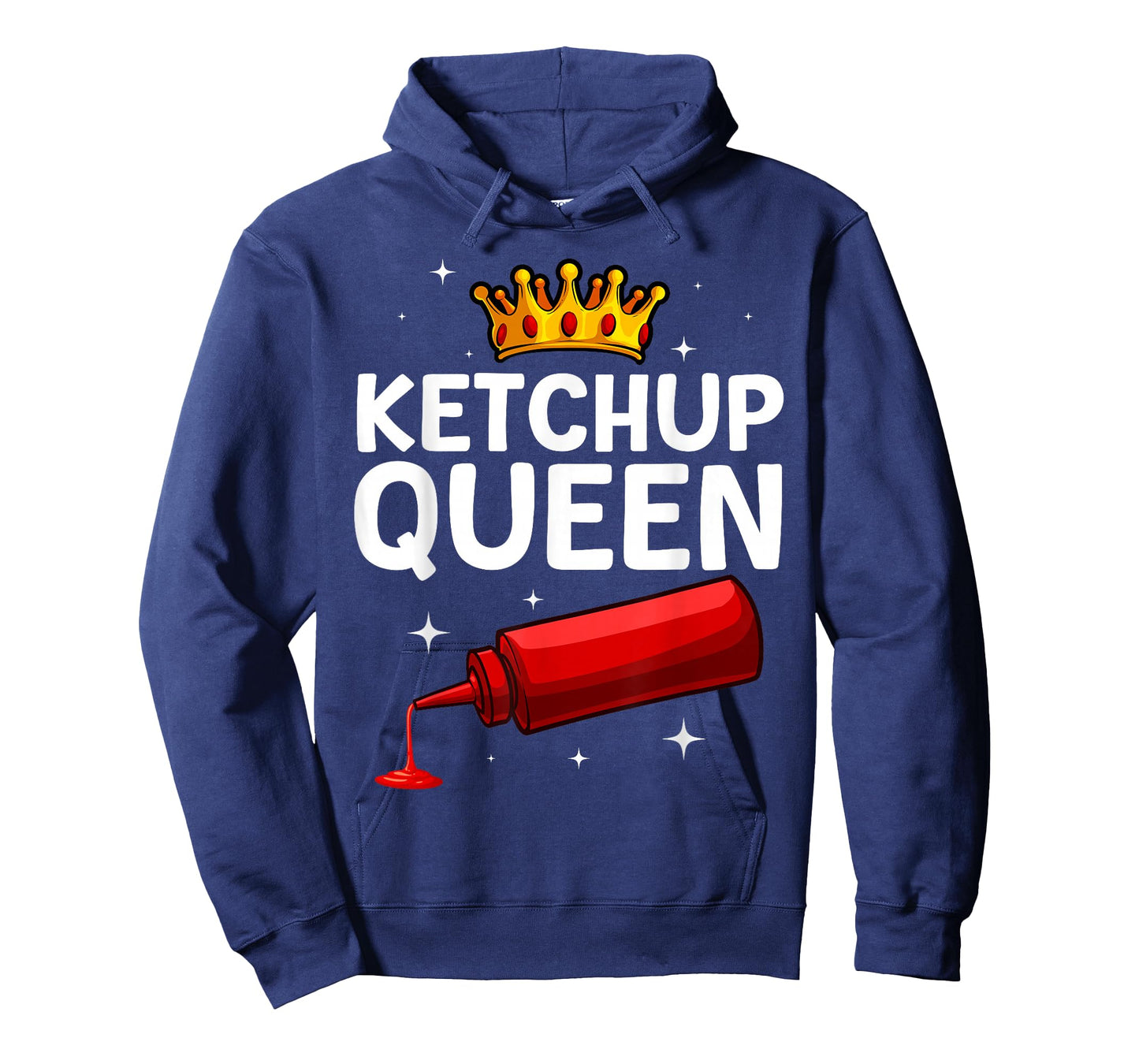 Cool Ketchup Queen Art For Women Girls Tomato Ketchup Lover T-Shirt