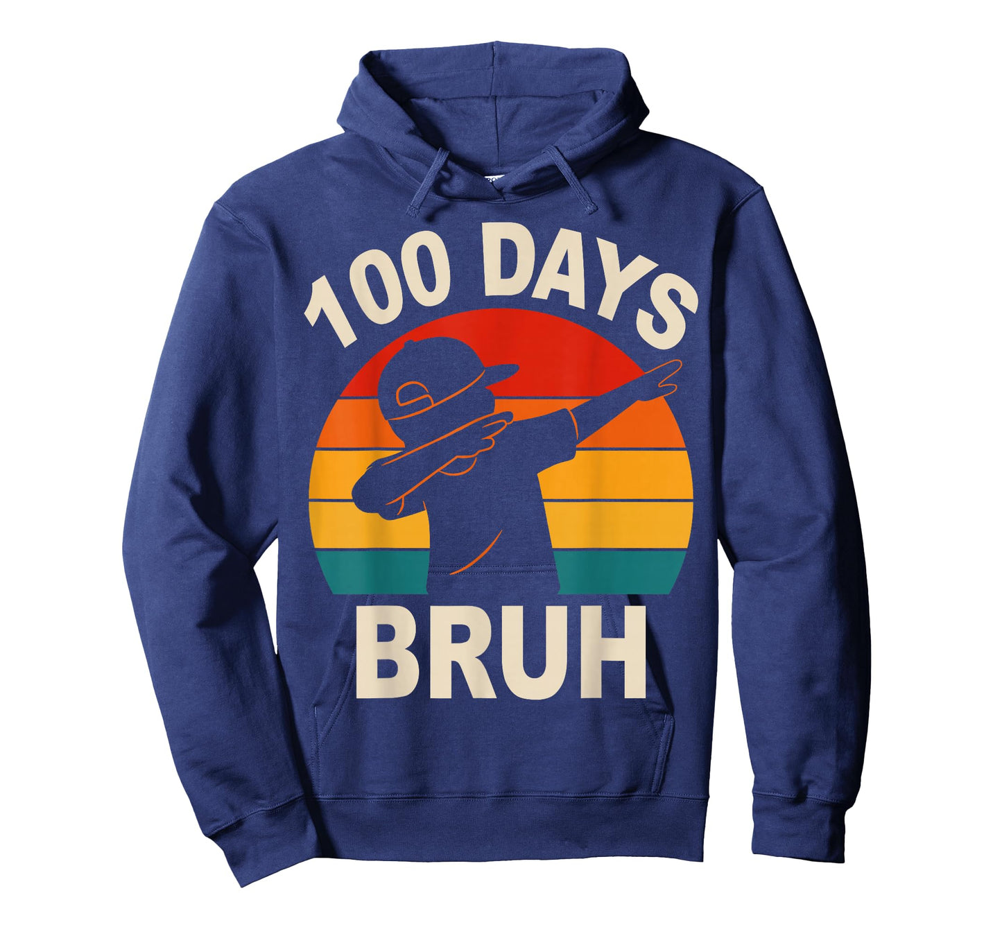 Bruh 100 Days of School 100th Day of School Dabbing Boys T-Shirt