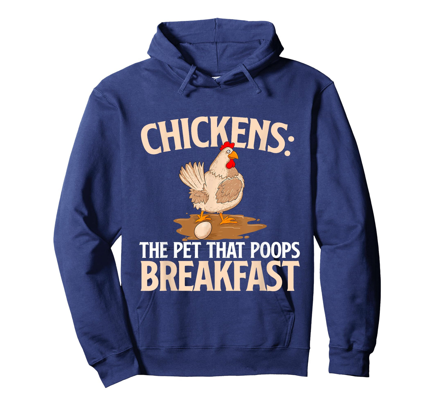 Chickens The Pet That Poops Breakfast - Chicken Lover Farmer T-Shirt