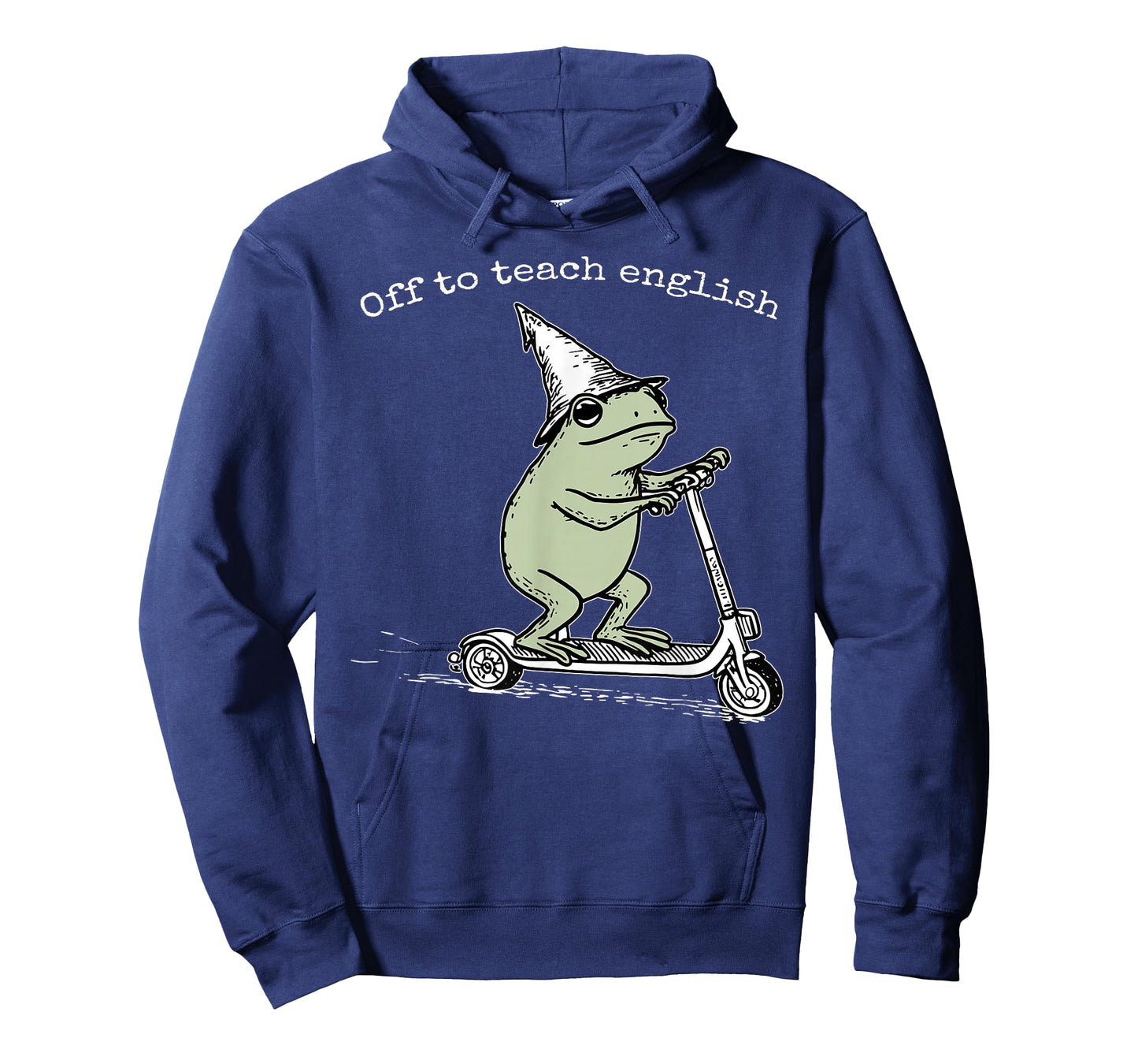 Off to Teach English Scooter Frog ESL Teacher Literature T-Shirt