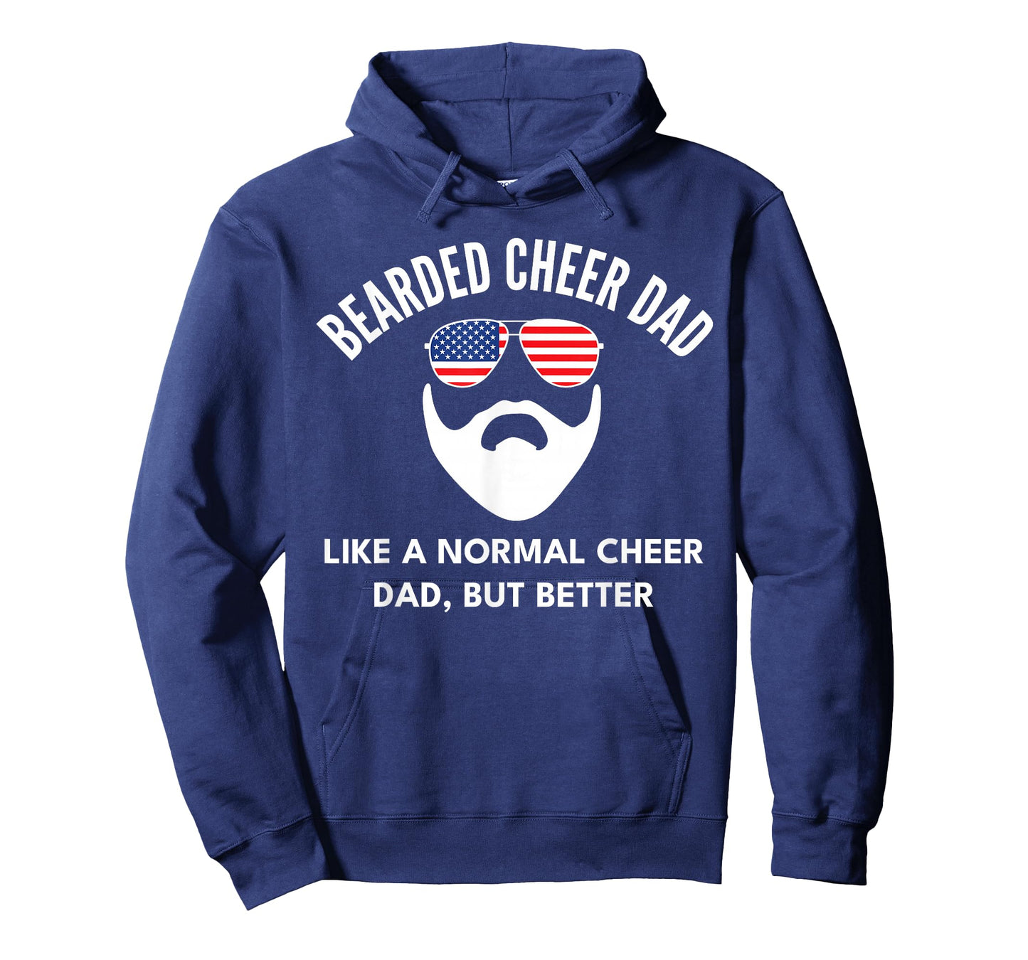 Cheer Dad Bearded Definition Cheerleading Funny T-Shirt
