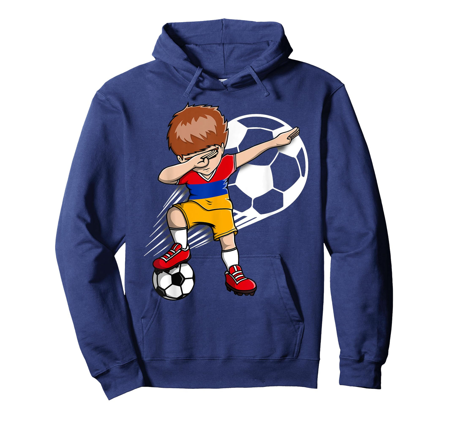 Dabbing Soccer Boy - Armenia Jersey Armenian Football Fans T-Shirt