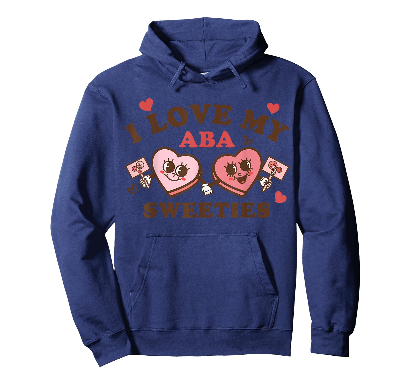 ABA Sweeties Therapy Crew Groovy Hearts Behavior Valentines T-Shirt