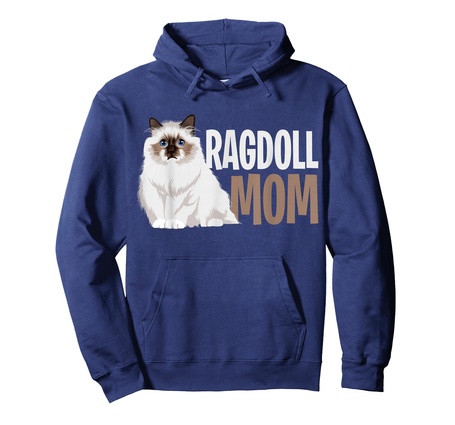 Ragdoll Cat Mom Funny Cat Owner Lovers T-Shirt,Black,Small