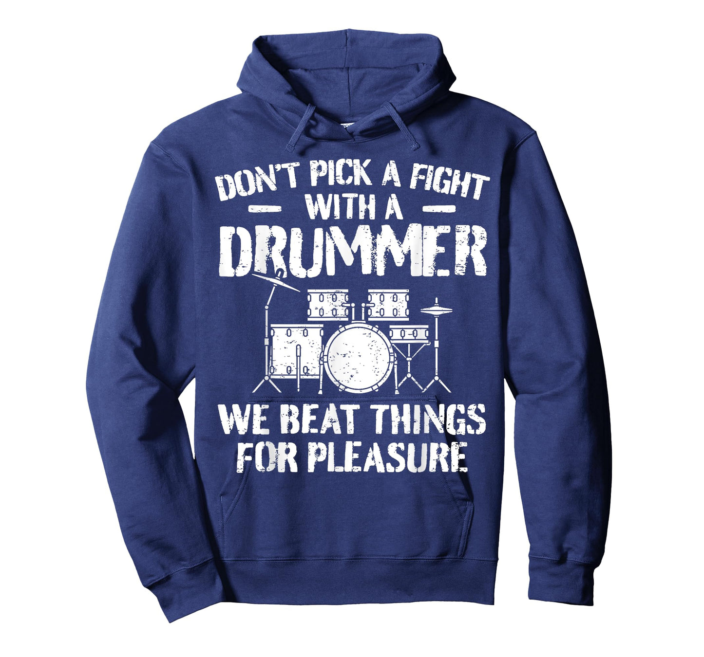 Funny Drummer Drumming Drums Percussionist I Beating Things T-Shirt Small