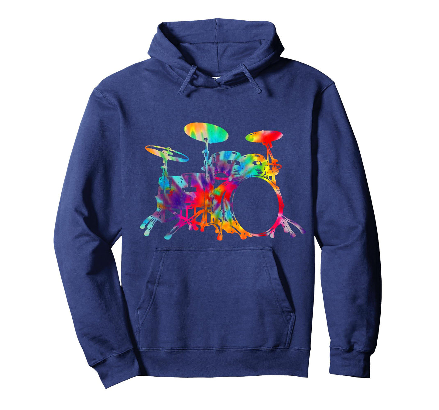 Drummer Tie Dye Drum Set Drums Drumming Vintage T-Shirt
