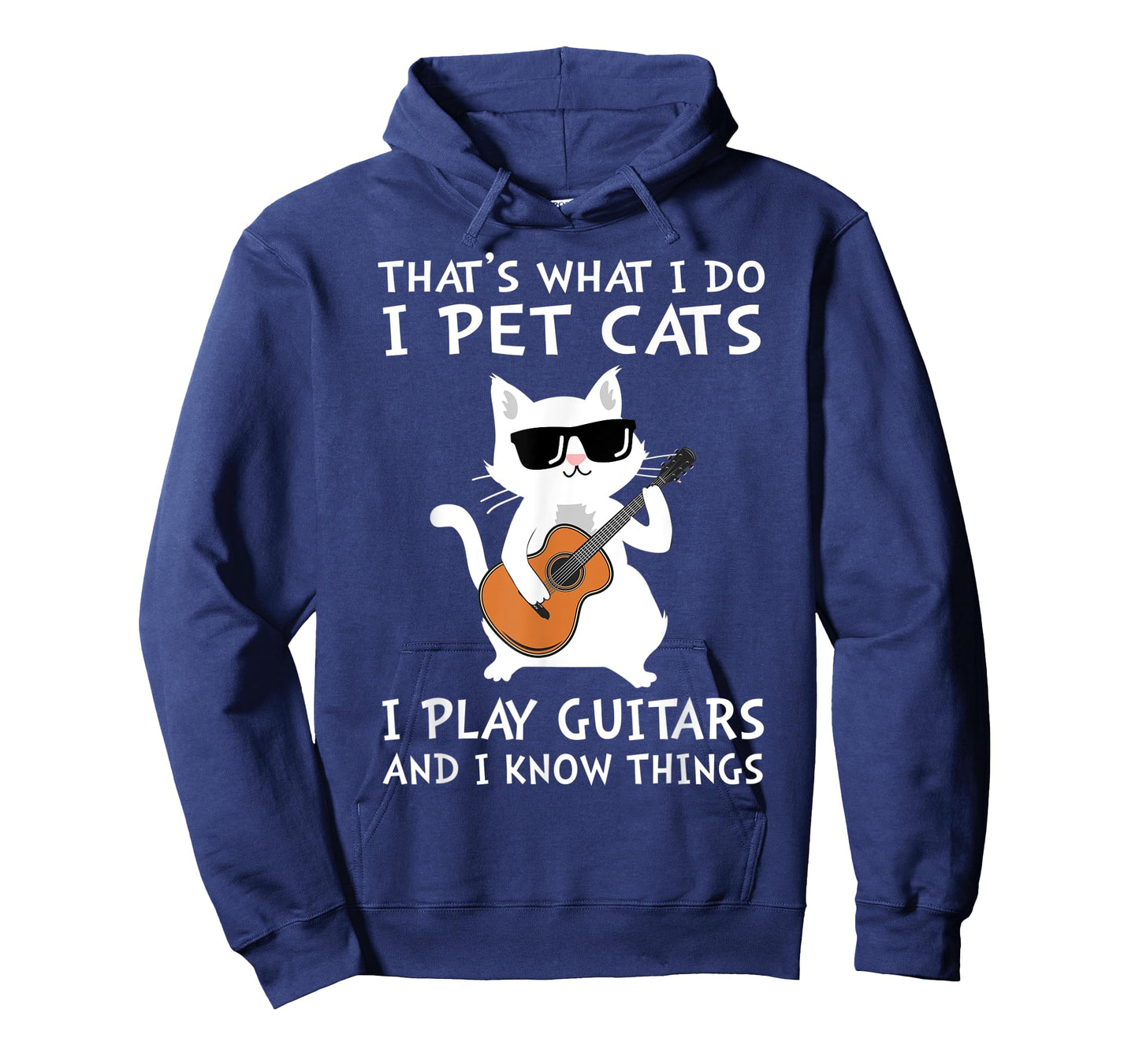 That's What I Do I Pet Cats I Play Guitars T-Shirt