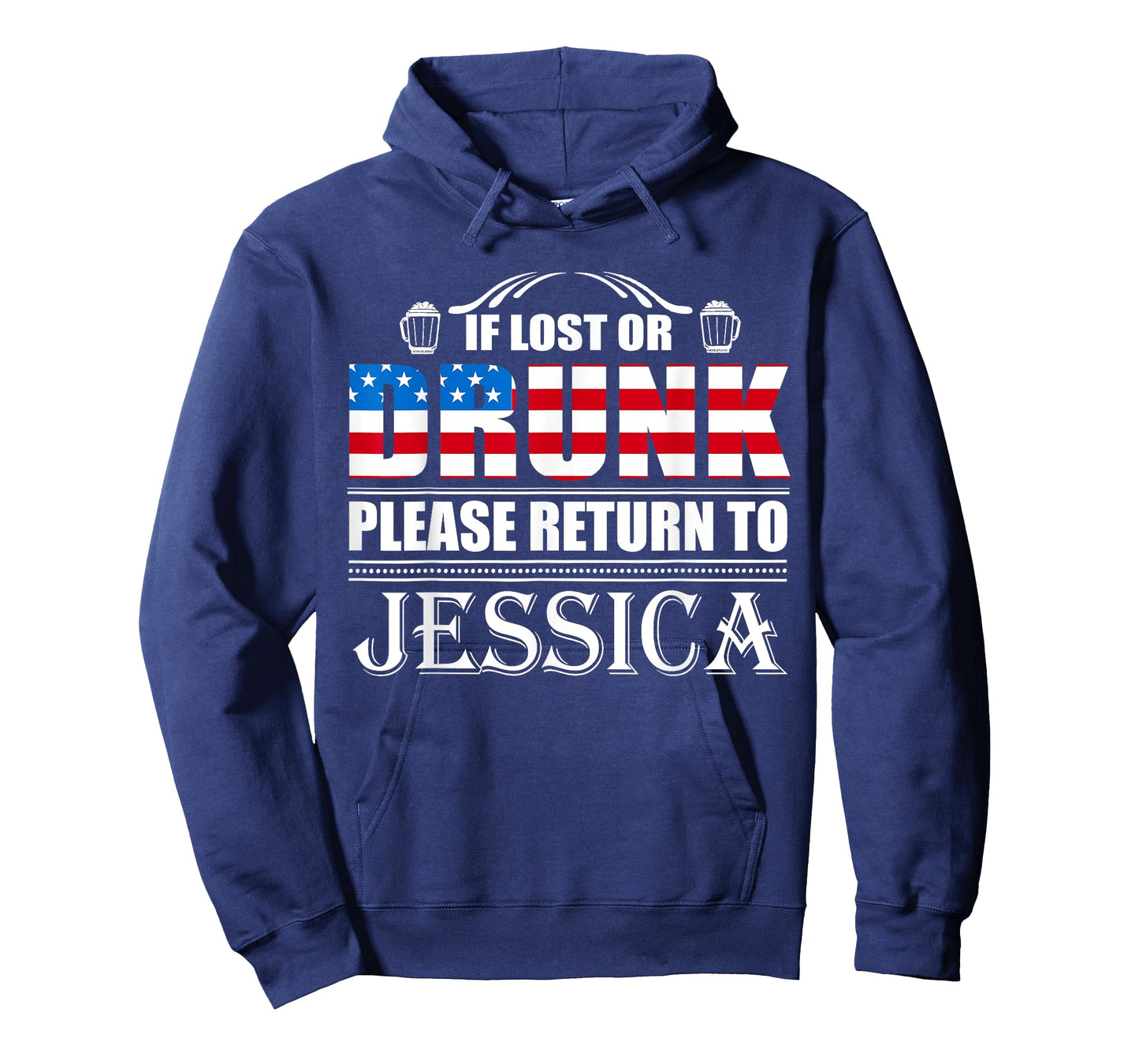If Lost Or Drunk Please Return To Jessica T-Shirt- July 4th