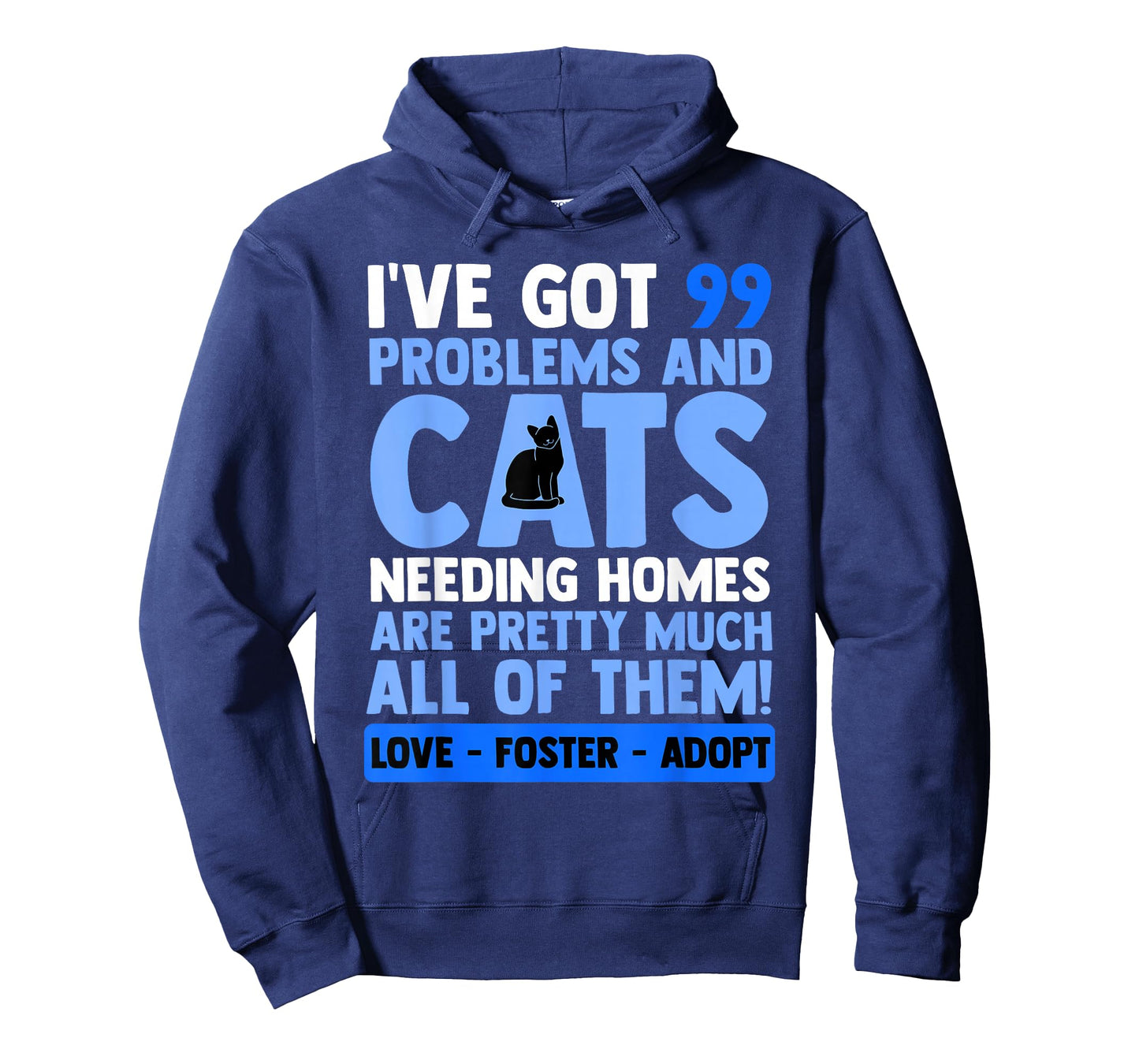 Love Foster Adopt Cat Adoption Quotes Animal Rescue Cat T-Shirt