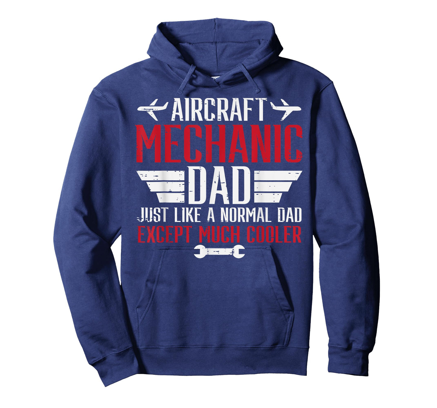 Aircraft Mechanic Dad Cooler Airplane Maintenance Daddy Papa T-Shirt