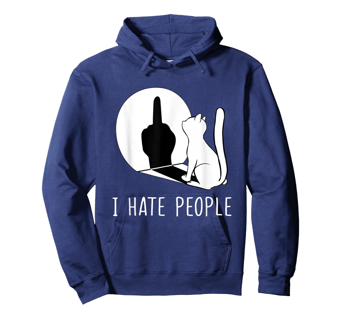 Grumpy Kitten Cats I Don't Like People Cat I Hate People Cat T-Shirt