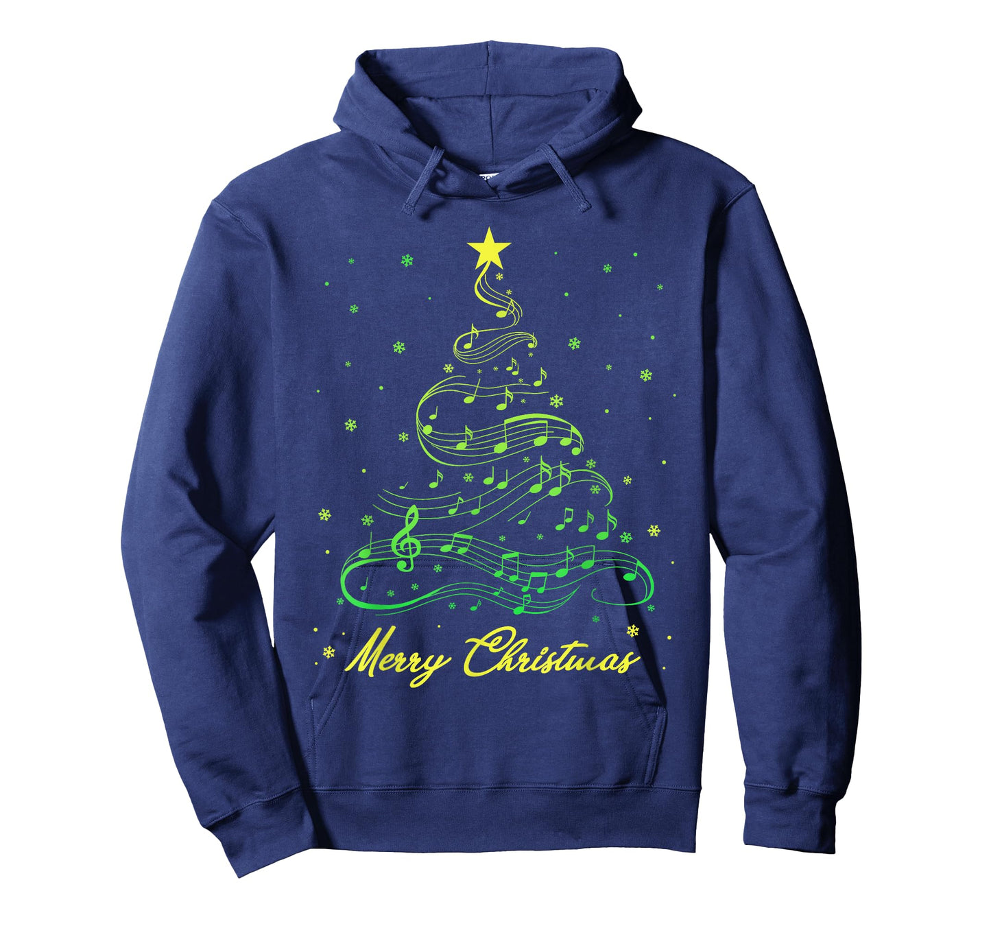 Christmas Music Tree Musical Notes Kids Music Lovers Teacher T-Shirt