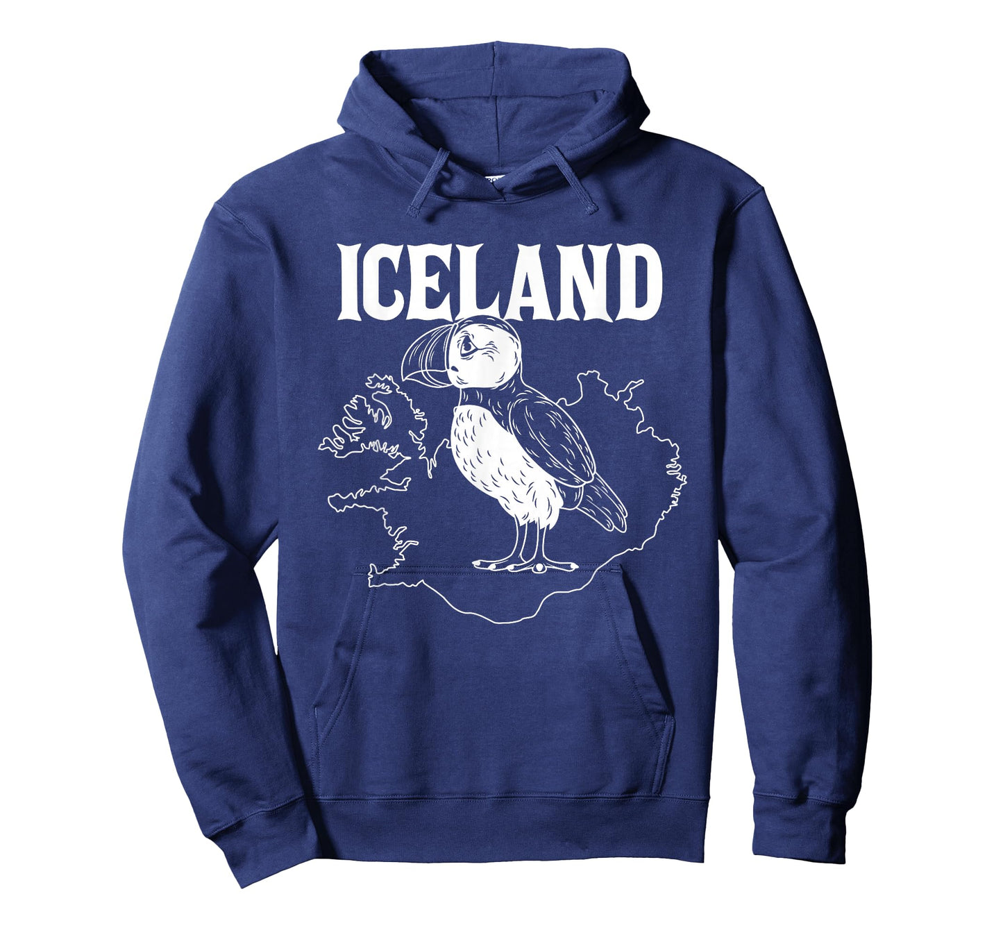 Funny Puffin Bird Iceland Map Puffins Seabirds Lovers Outfit T-Shirt
