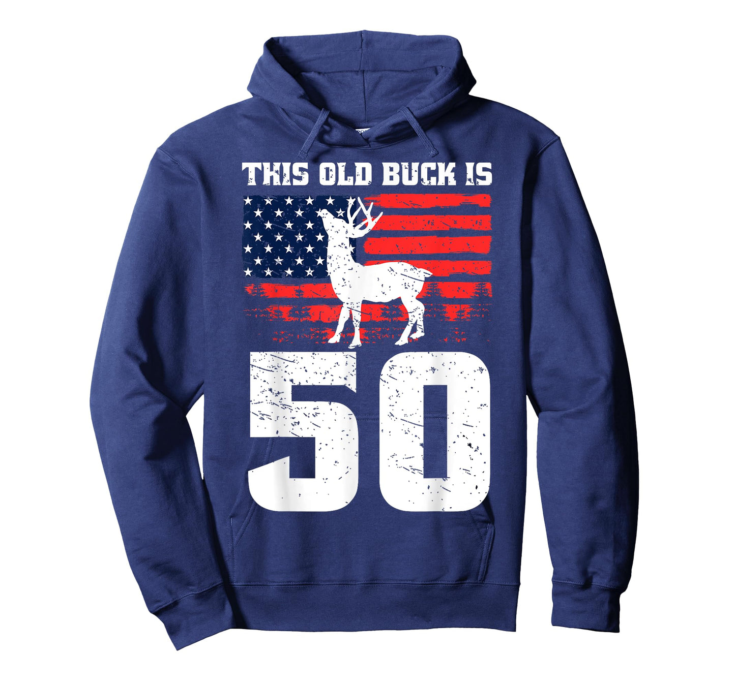 Deer Hunting 50th Birthday Party Hat Old Buck Hunters USA T-Shirt