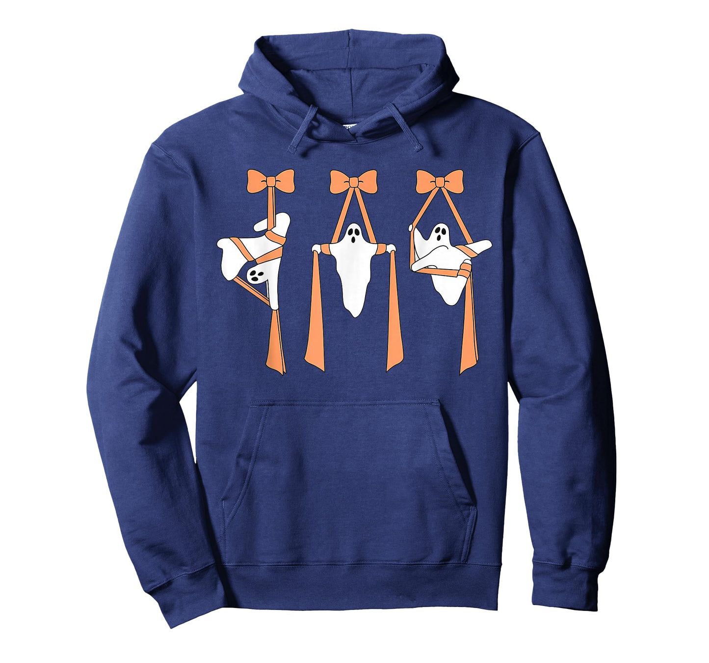 Ghost Aerial Silks Dance Aerialist Bow Aerial Yoga Halloween T-Shirt