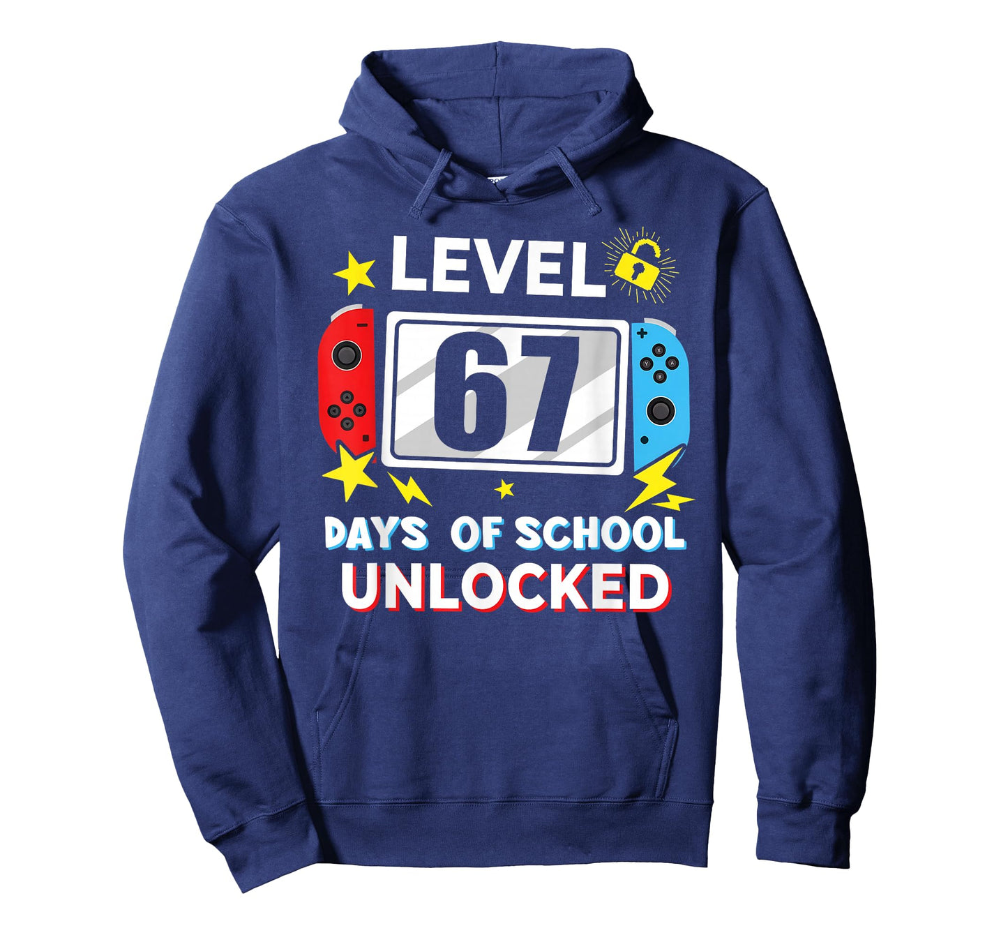 67th Day of School Level 67 Days of School Unlocked Gamer T-Shirt