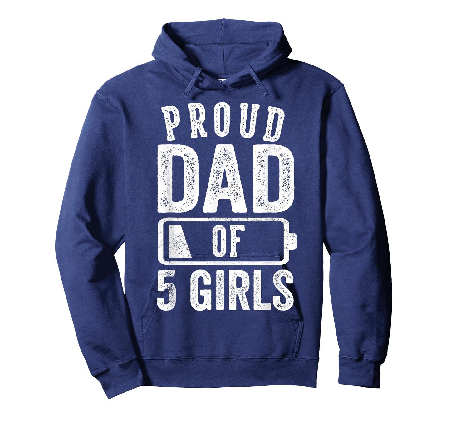 Proud Dad of 5 Girls Gifts Daddy of Five Daughters T-Shirt