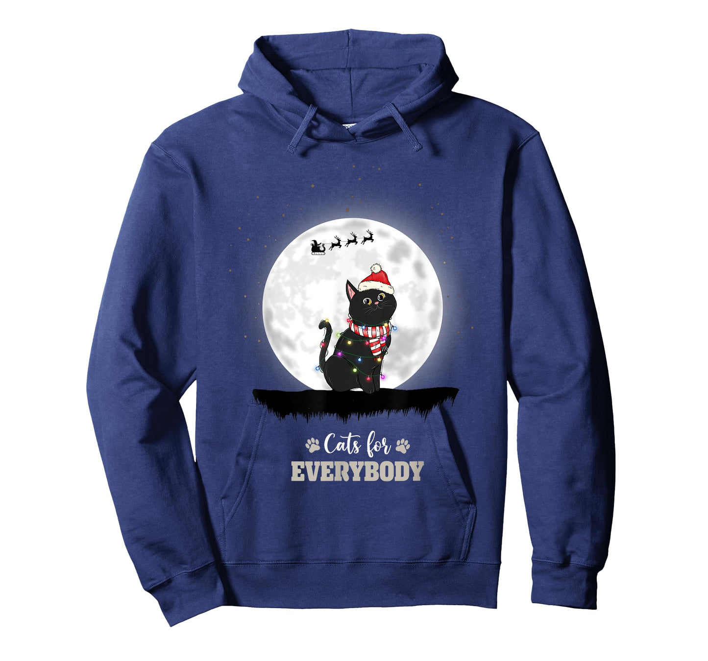 cats for everybody santa claus xmas T-Shirt