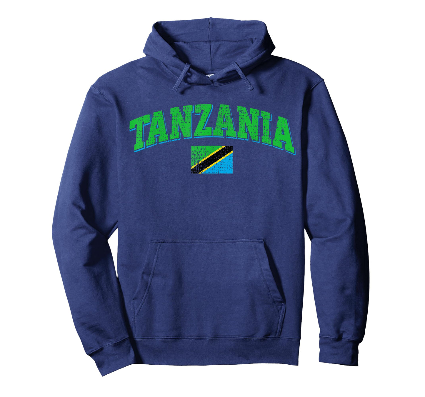 Vintage Tanzania Africa Flag Souvenir Proud Sports T-Shirt