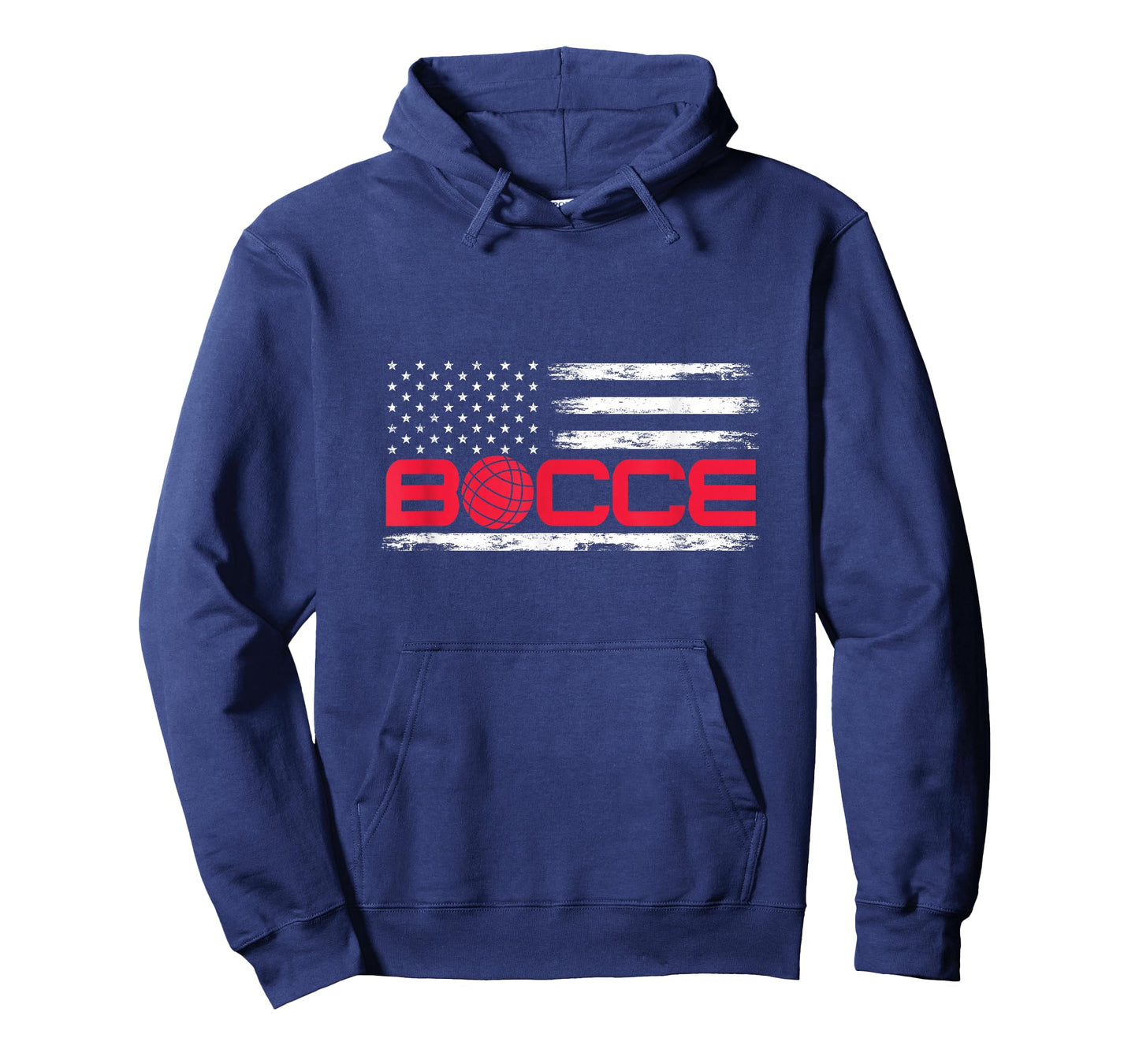 Bocce Ball American USA Flag Bocci Player 4th July Women Girls Kids Men T-Shirt