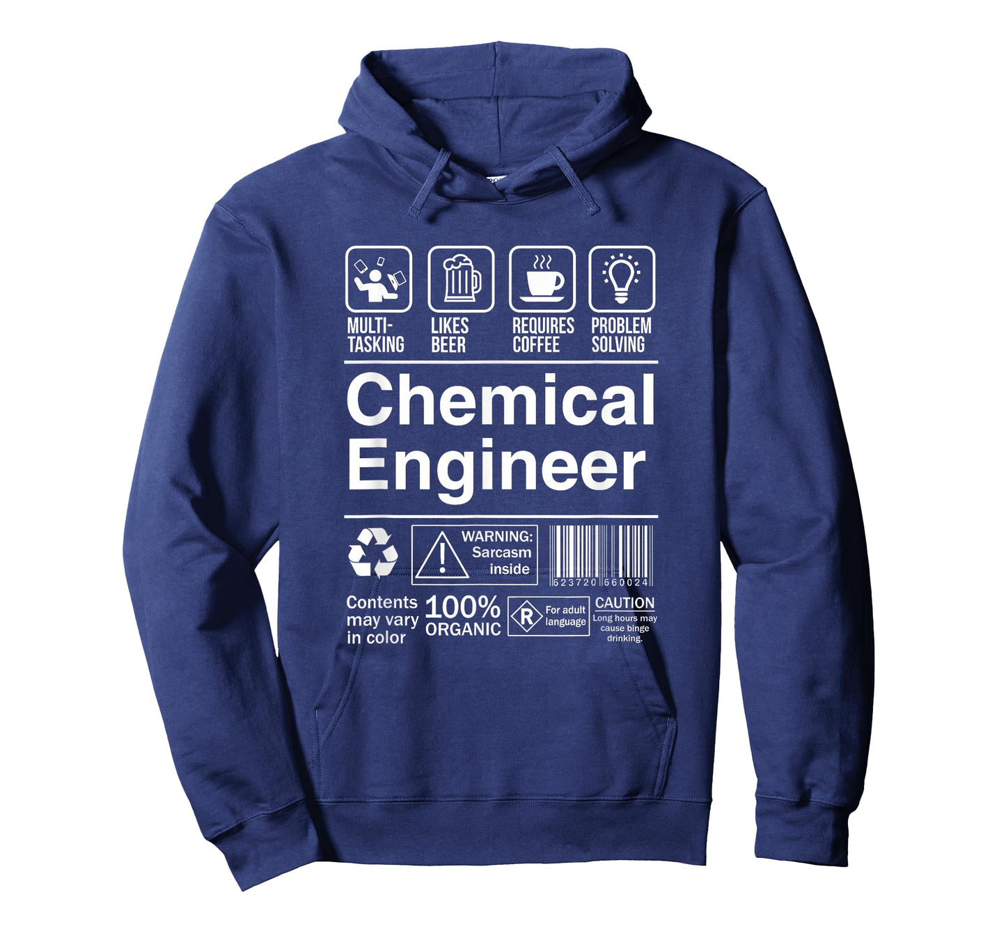 Chemical Engineer Gift Idea Chemical Engineer Funny Description Label T-Shirt - Men's Black Small Classic Fit Crew Neck Short Sleeve T-Shirt