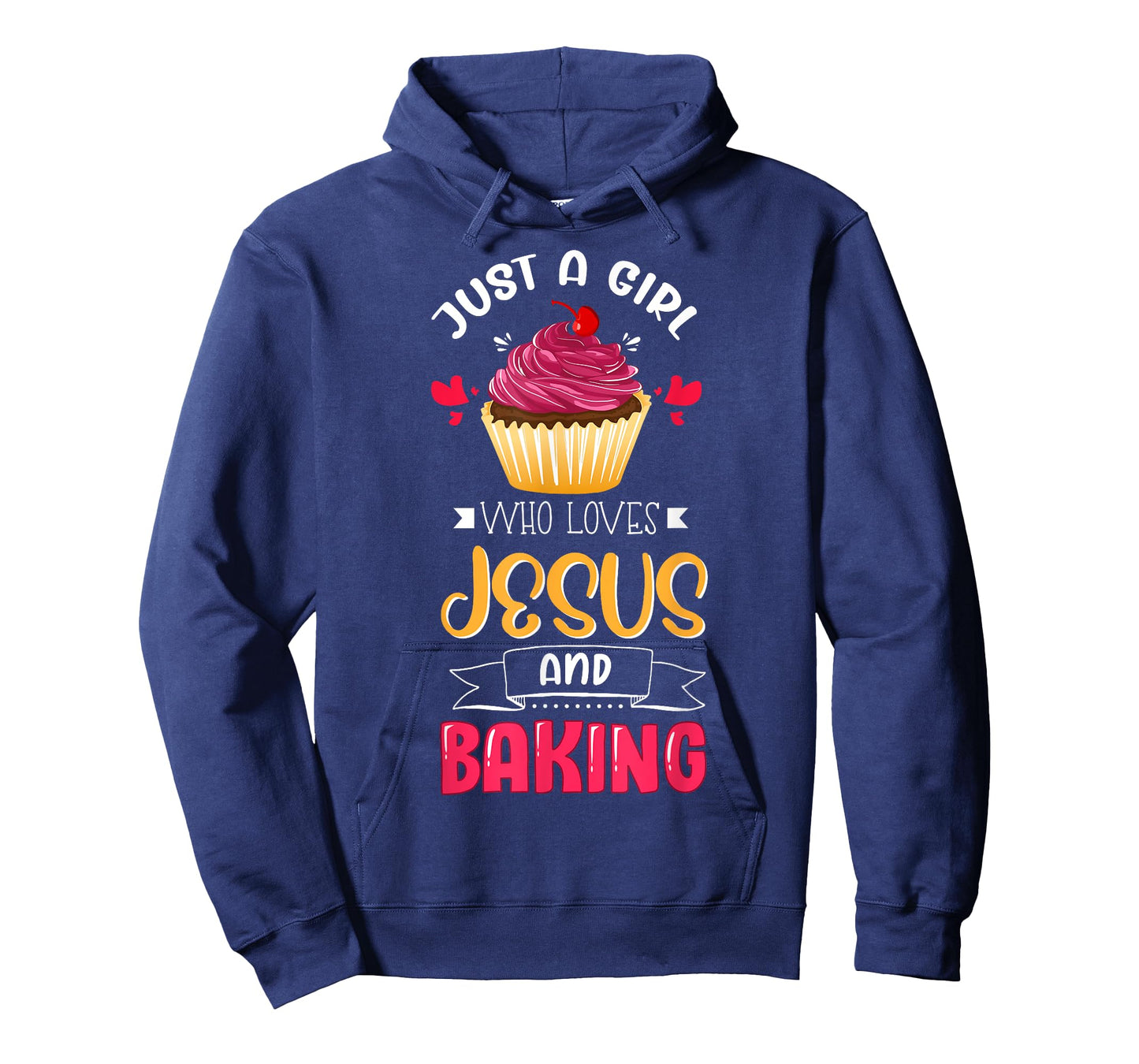 Baker Just A Girl Who Loves Jesus and Baking Lover Christian T-Shirt