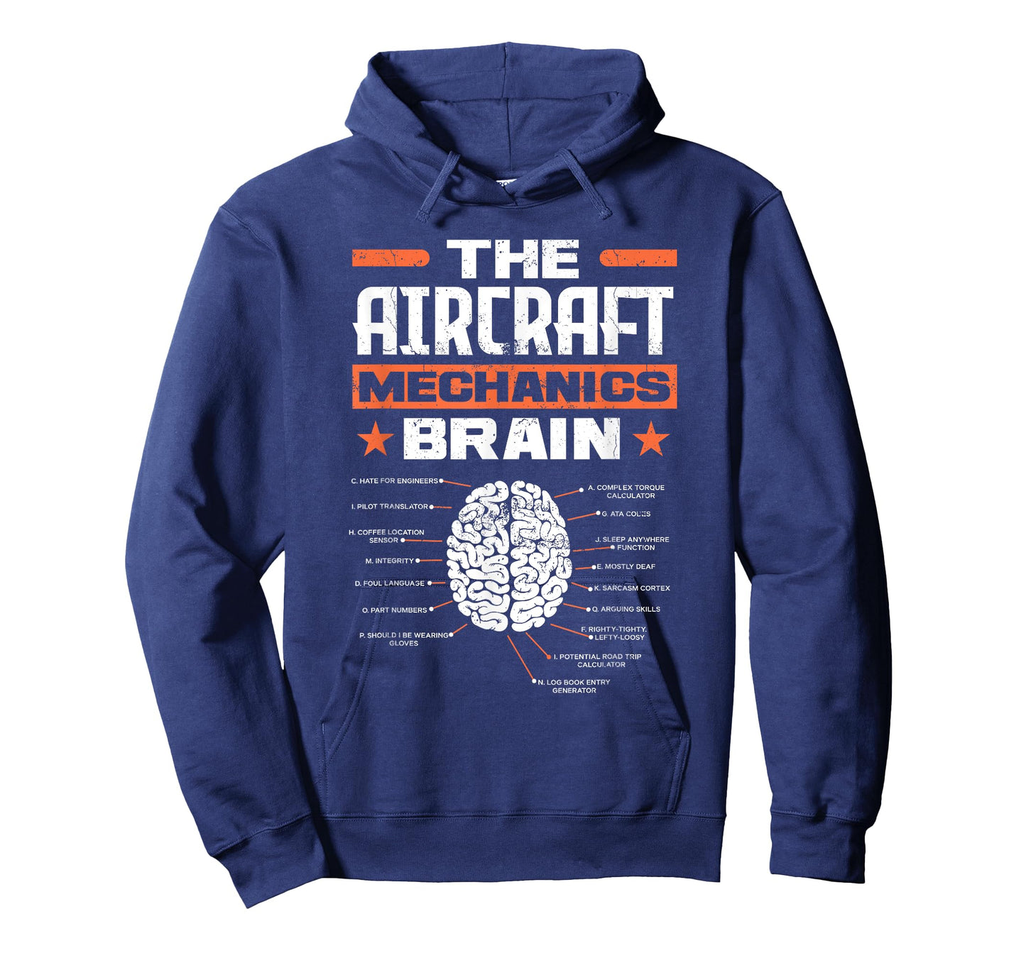 Aircraft Mechanics Brain Aviation Funny Aircraft Mechanic T-Shirt