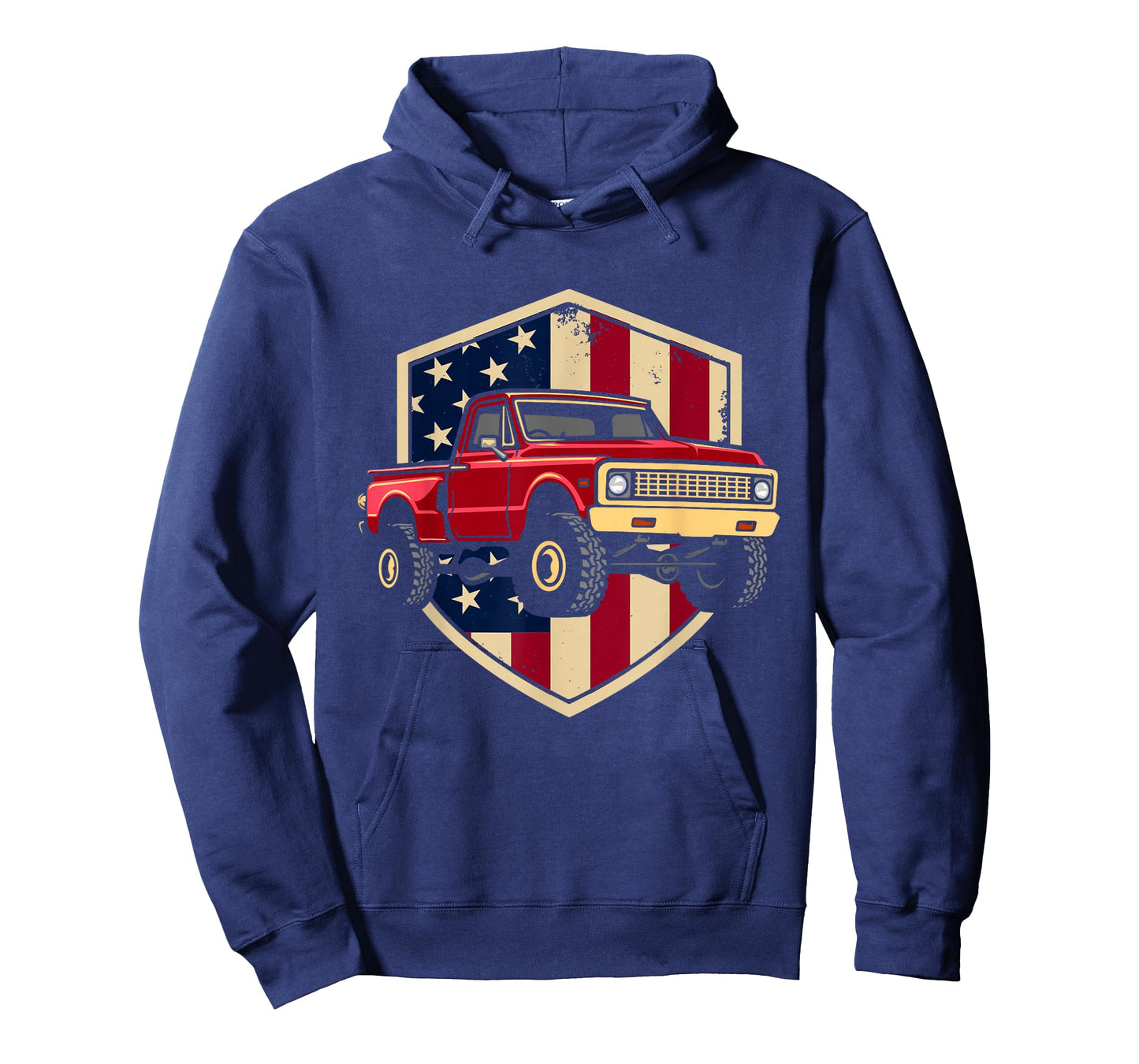 Patriotic Red Pickup Truck American Pride T-Shirt