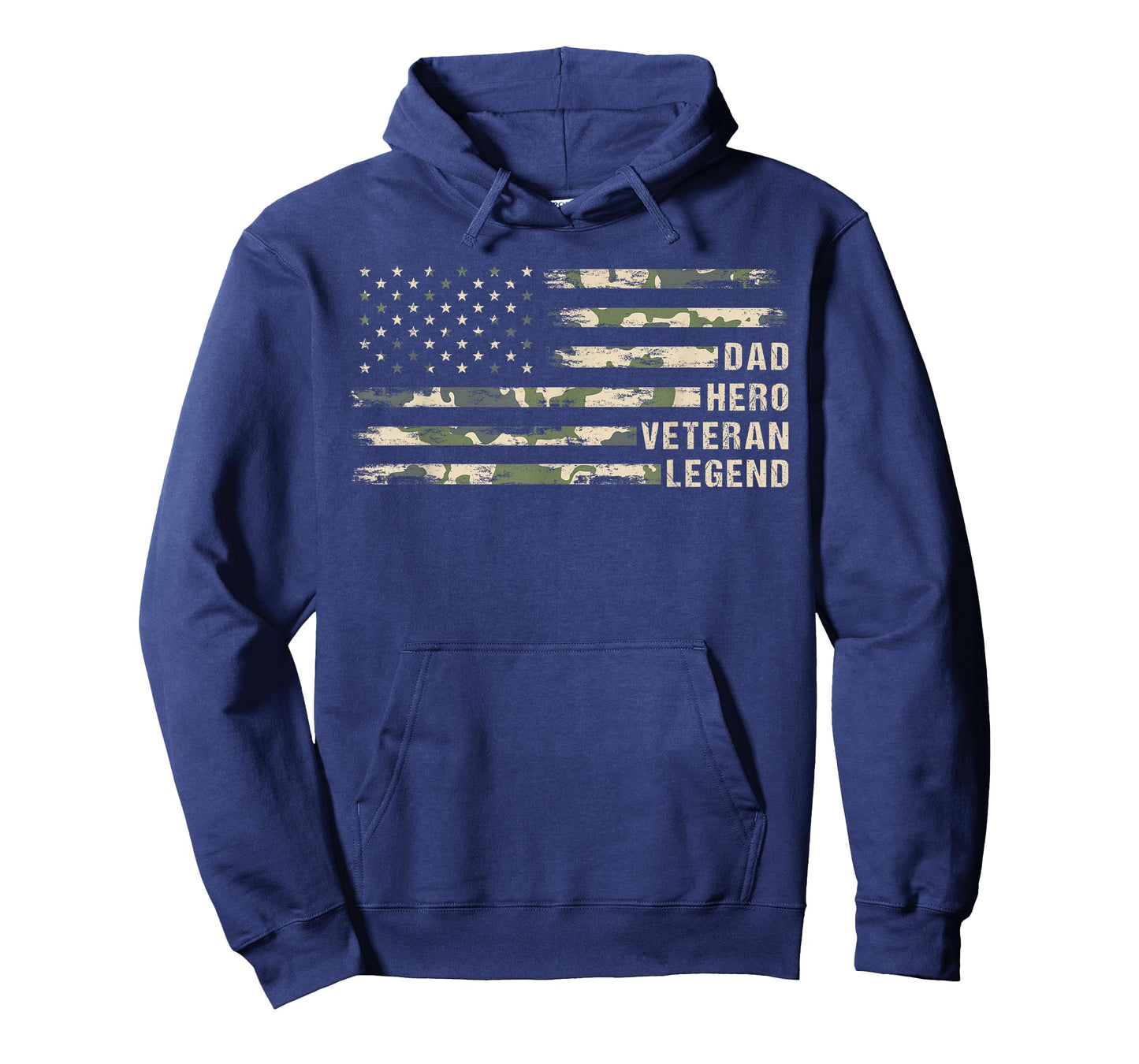Dad Hero Veteran Legend Camouflage, Veteran Dad Father's Day T-Shirt