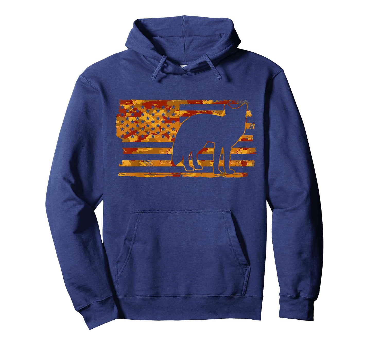 Fox American Flag - Fox Hunting T-Shirt