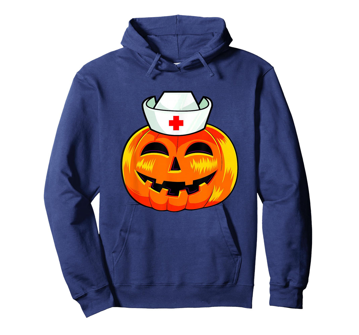 Nurse Halloween Scary Pumpkin Costume Nurse ER CNA ICU Women T-Shirt