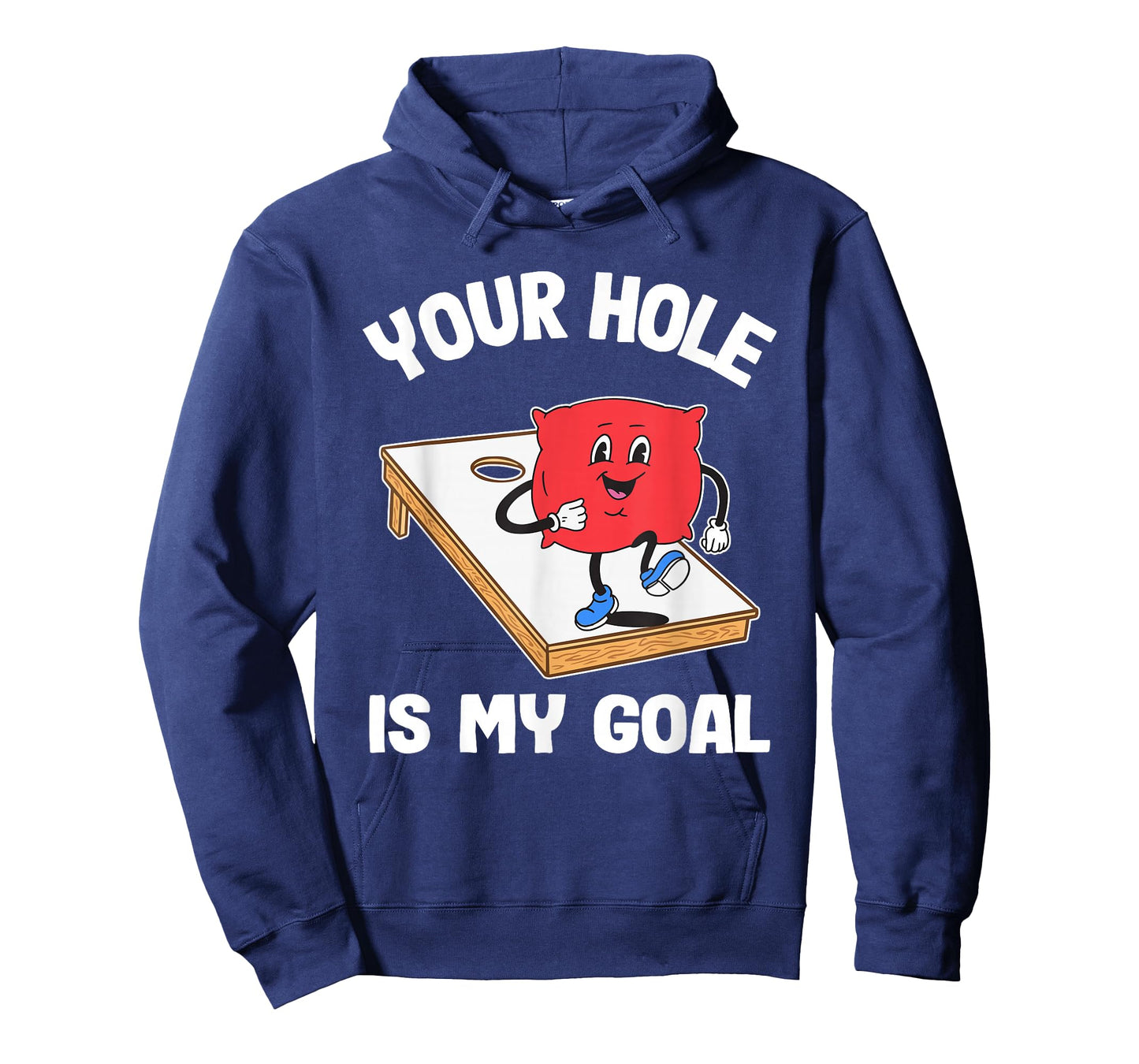 Your Hole is My Goal Corn Hole Bean Bag Sarcastic Cornhole T-Shirt