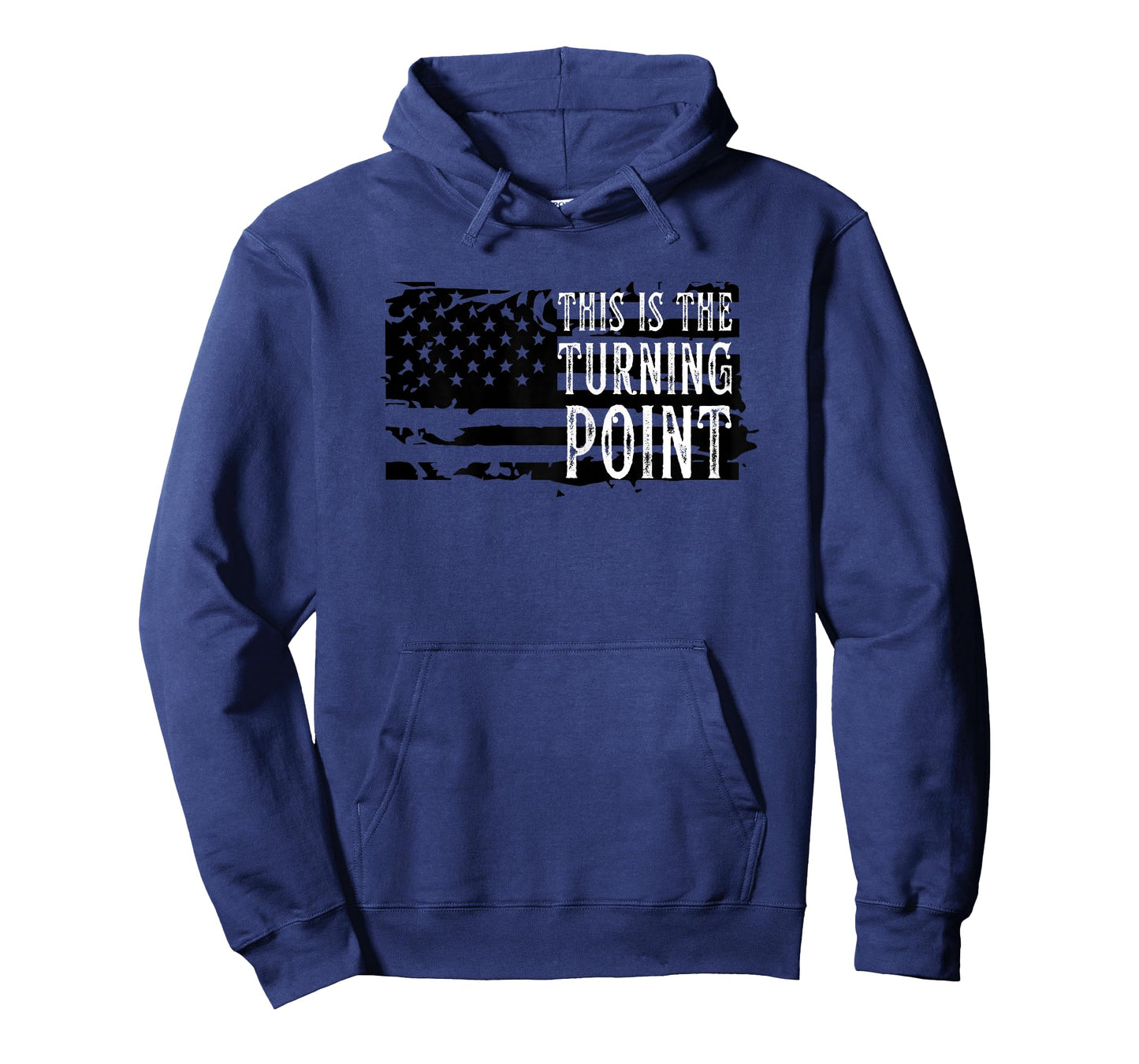 Women Vintage This is The Turning Point Tee USA Flag for T-Shirt