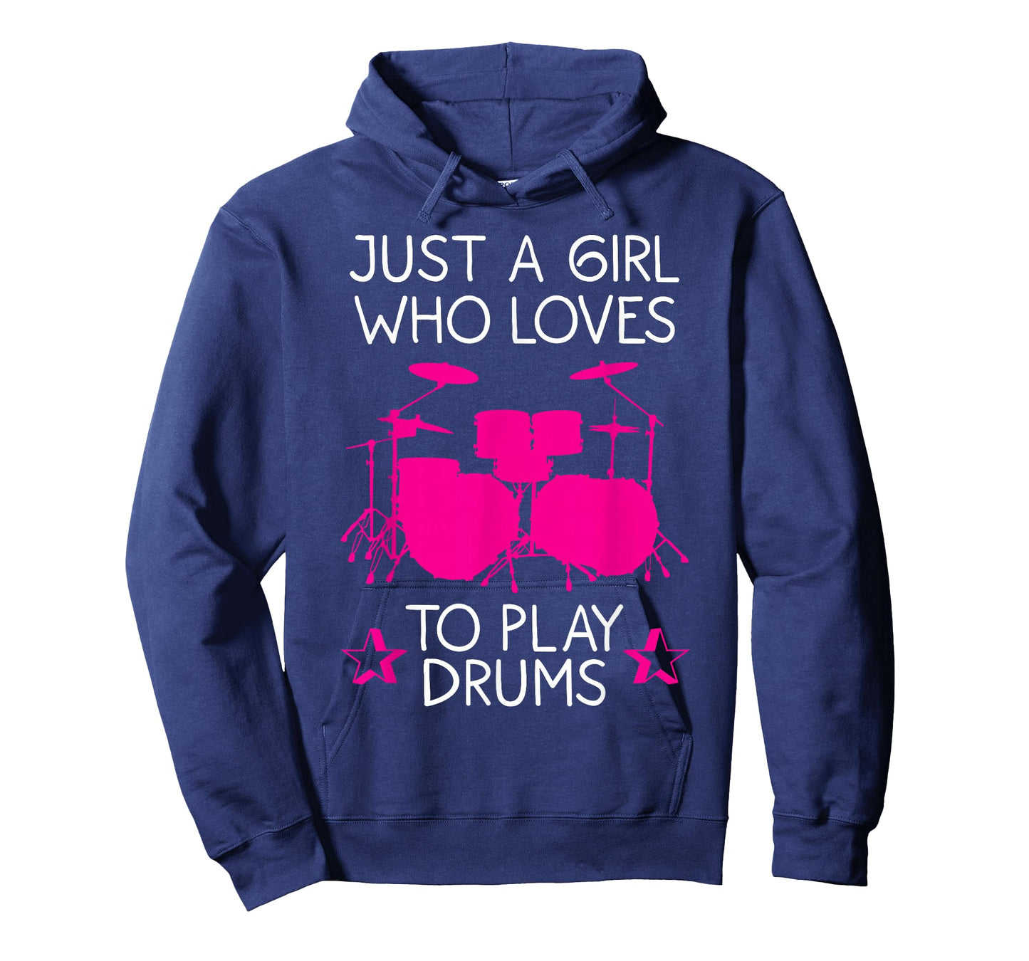 Funny Drummer Art for Girls Women Drumming Drum Set Drummer T-Shirt