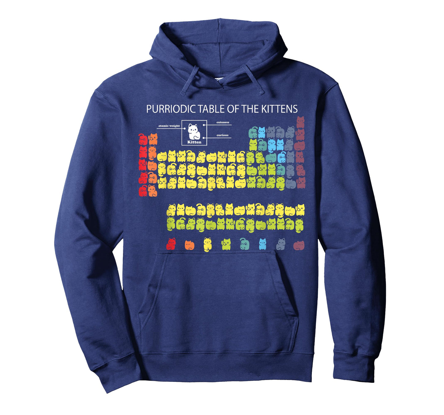 Periodic Table of Kittens Funny Cat Chemistry Funny Cat T-Shirt