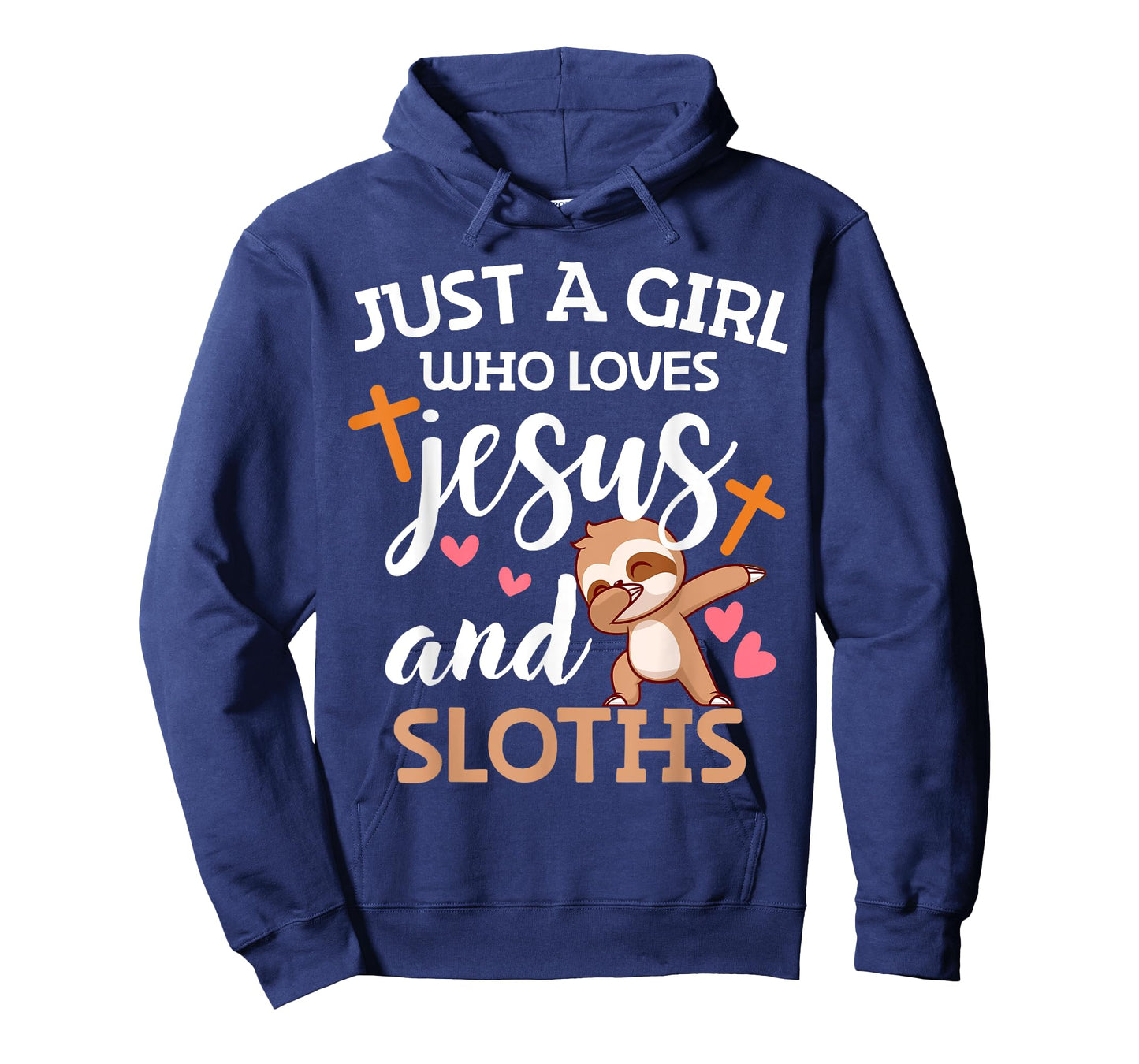 Just A Girl Who Loves Jesus and Sloths Women Animal Lover T-Shirt