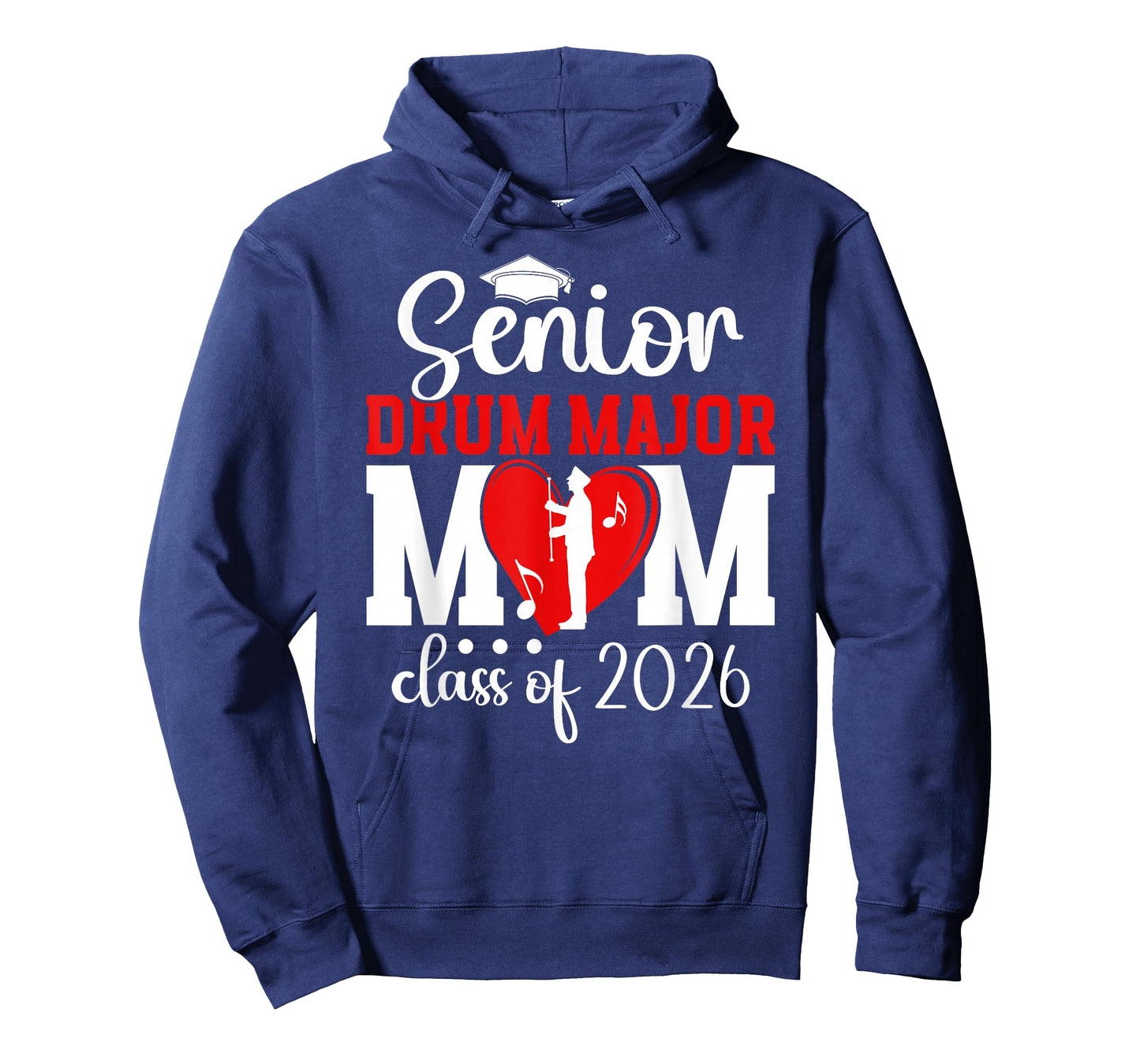 Senior Drum Major Mom 2026 Senior Marching Band Mom 2026 T-Shirt