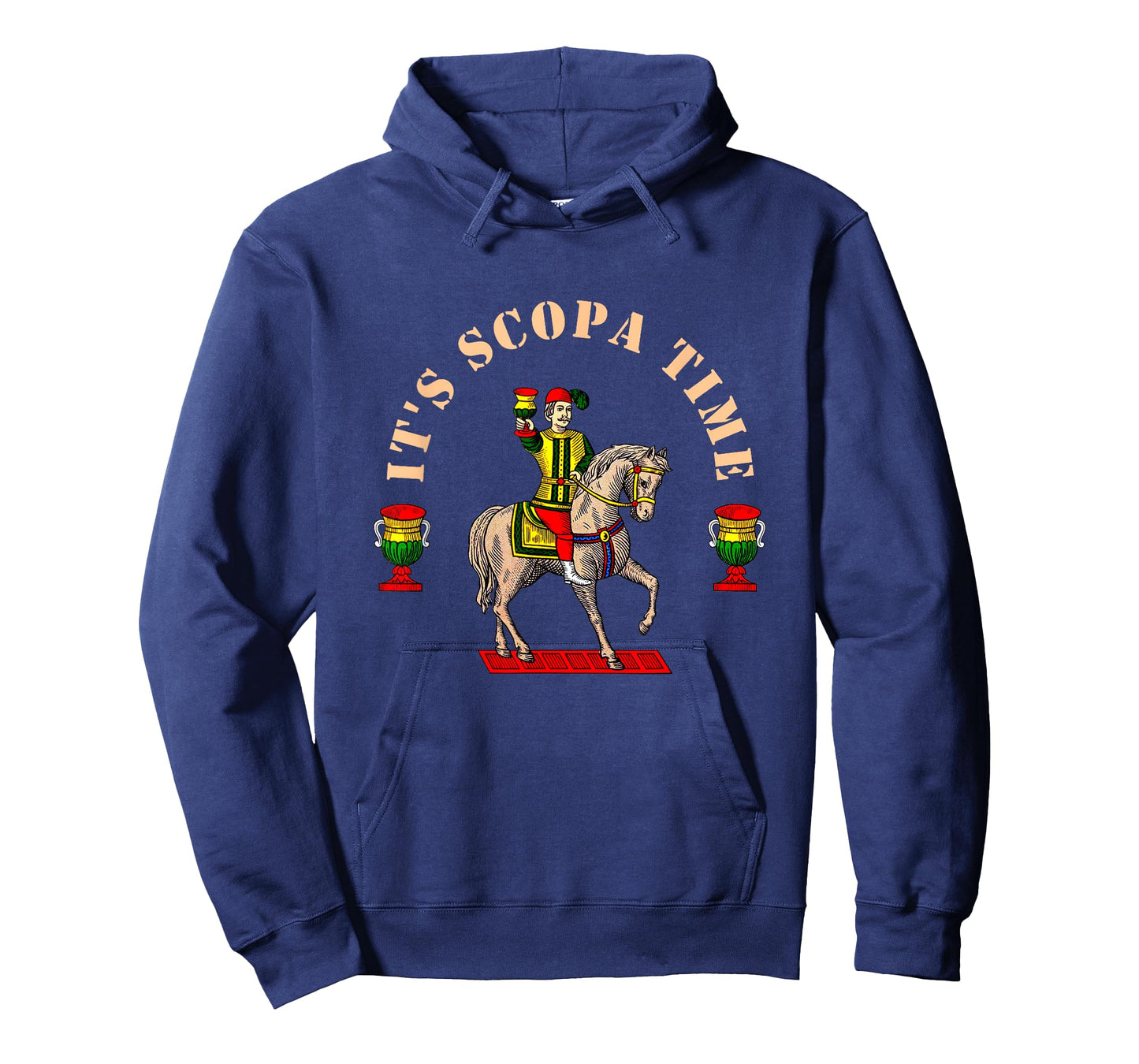 It's Scopa Time Italian Card Game Traditional Horseback T-Shirt