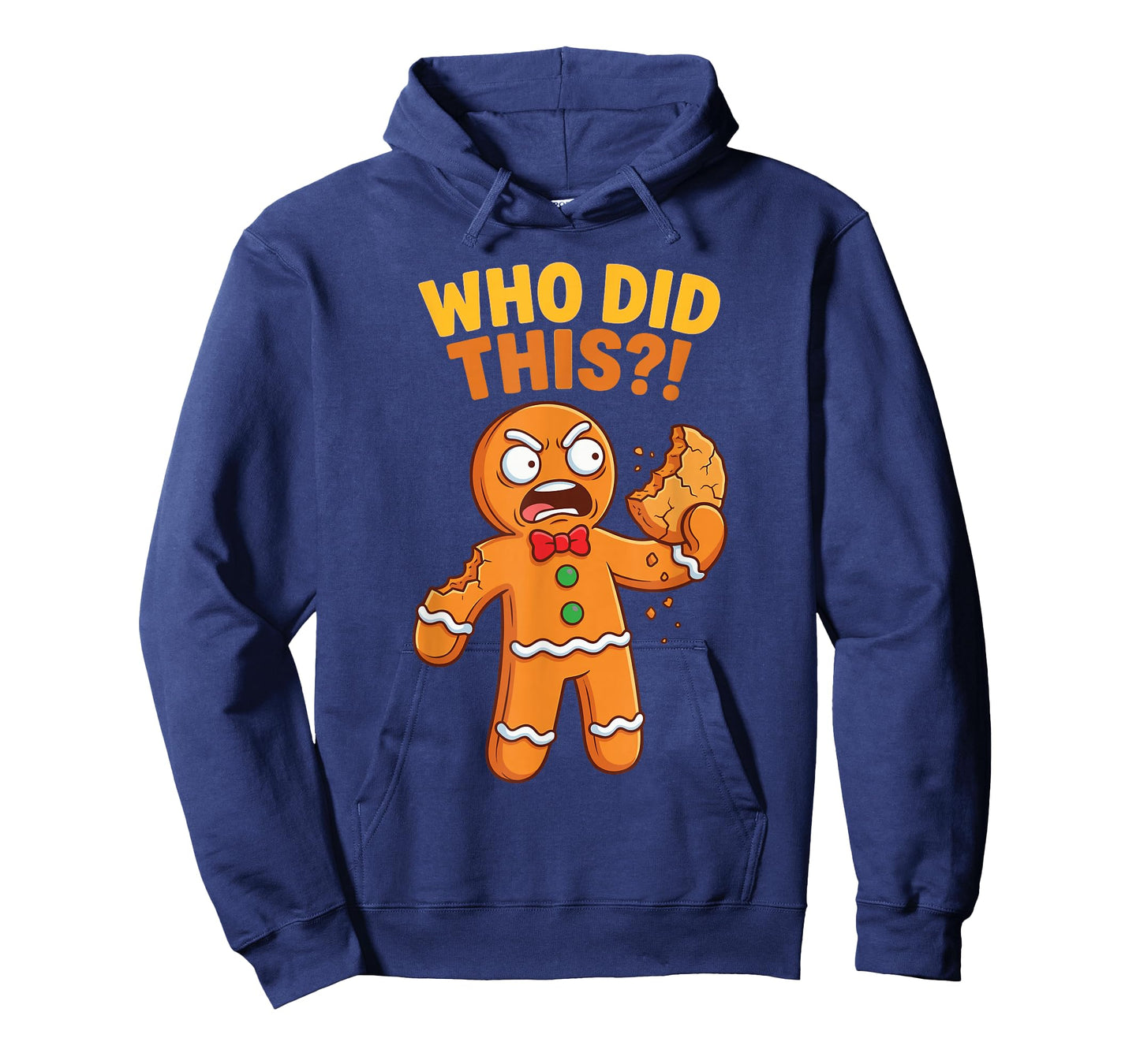 Funny Gingerbread Man Who Did This Pun Cookies Women Kids T-Shirt