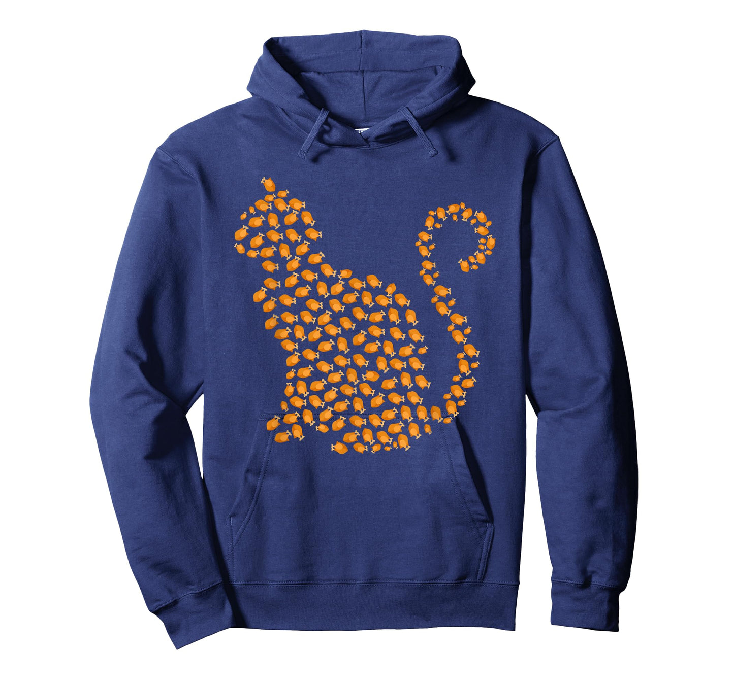 Happy Thanksgiving for Cats Lovers Funny Turkey Cat T-Shirt
