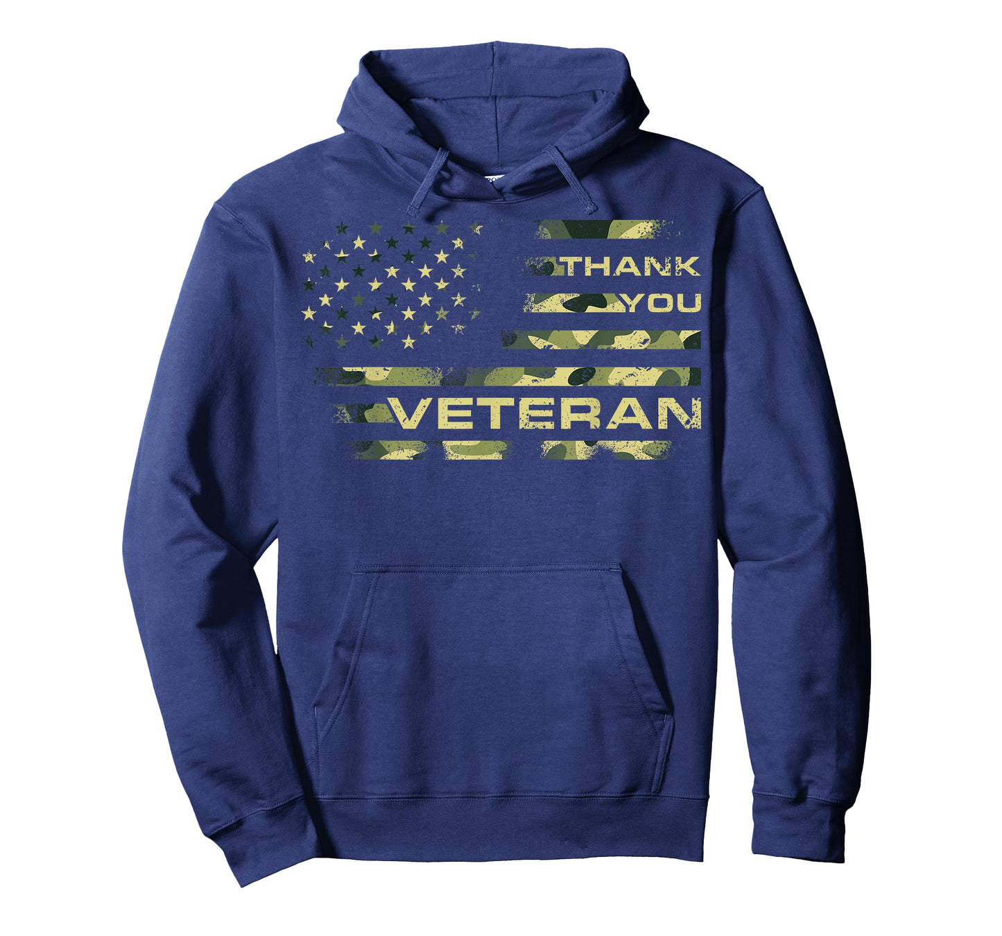 Veterans Day - Camouflage American Flag - Thank You Veterans T-Shirt
