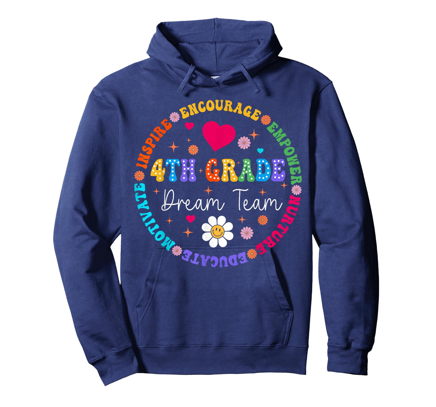 4th Grade Dream Team Fourth Grade Teacher Back to School T-Shirt