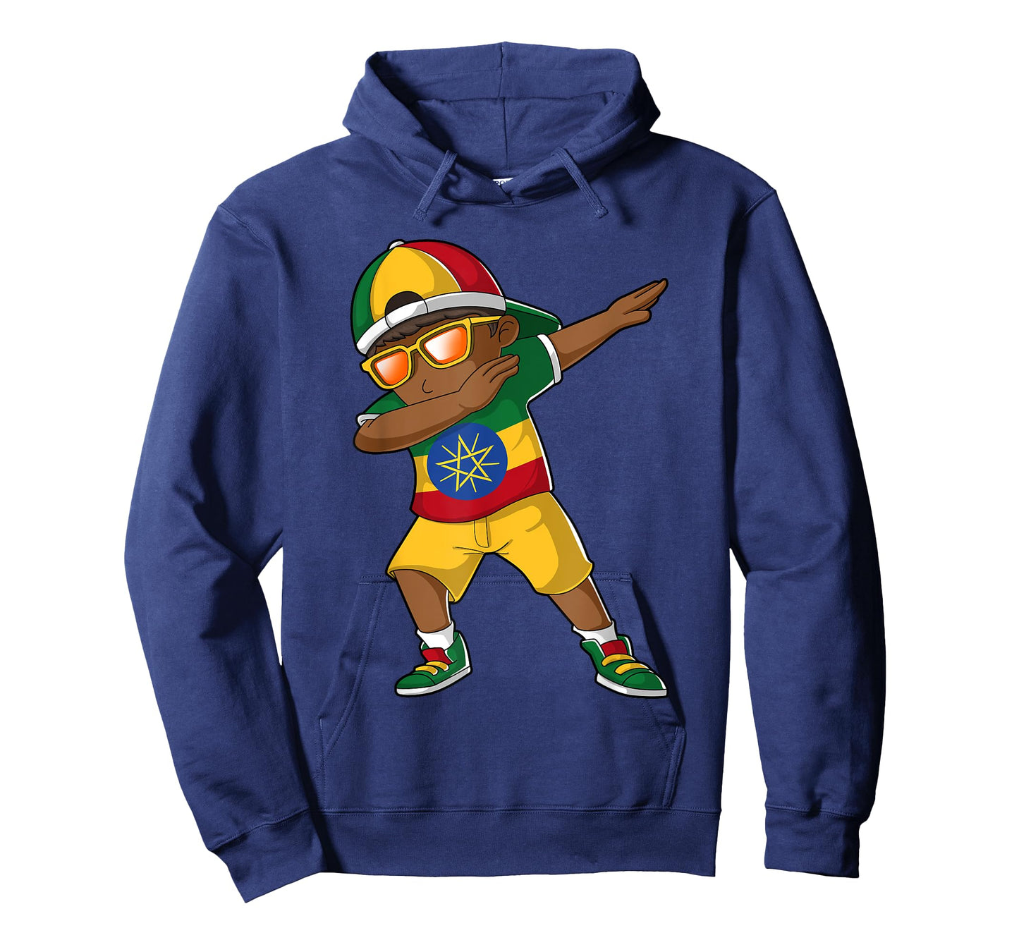 Ethiopian Boy Ethiopia Kid Patriotism Roots Heritage T-Shirt
