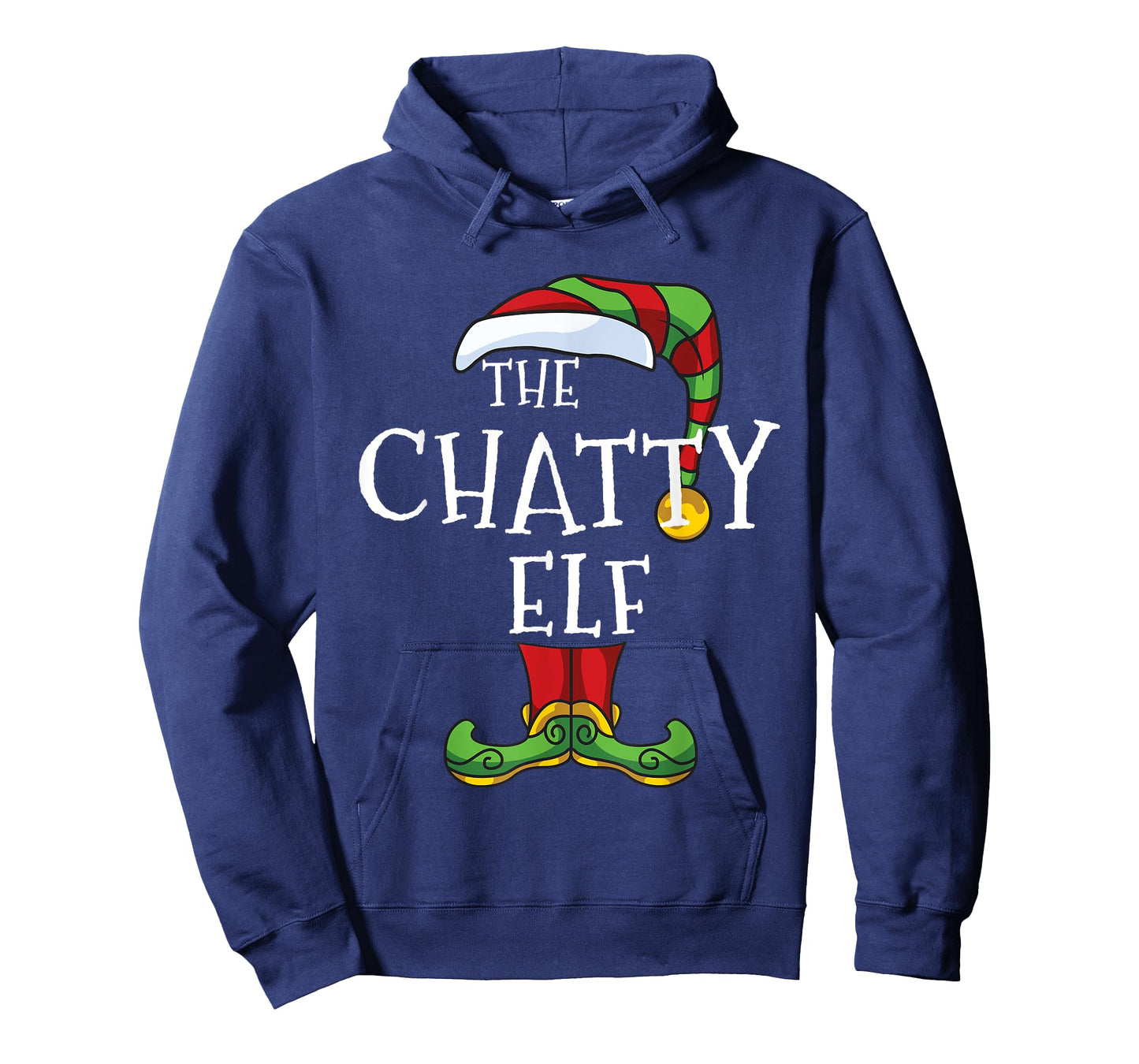 Chatty Elf Talkative Family Matching Christmas Group Funny T-Shirt