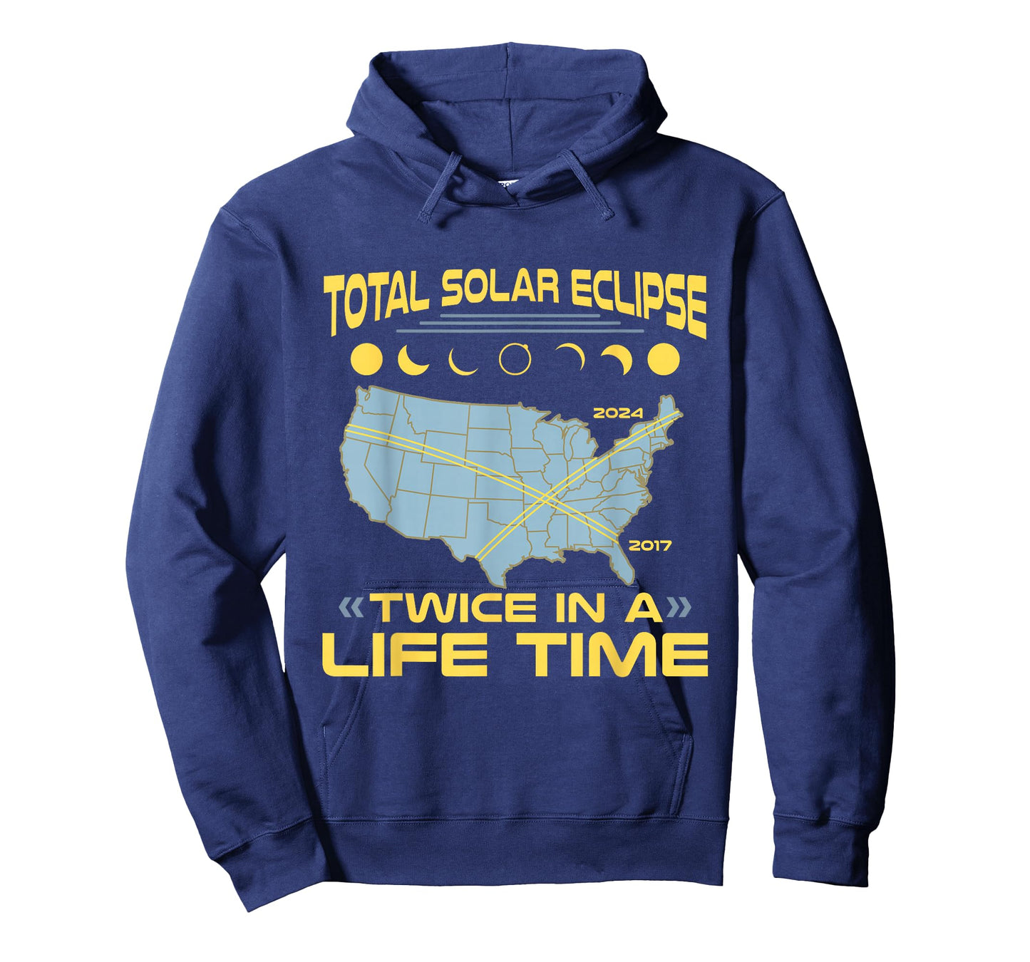 Twice in A Lifetime Solar Eclipse Shirt 2024 Total Eclipse T-Shirt
