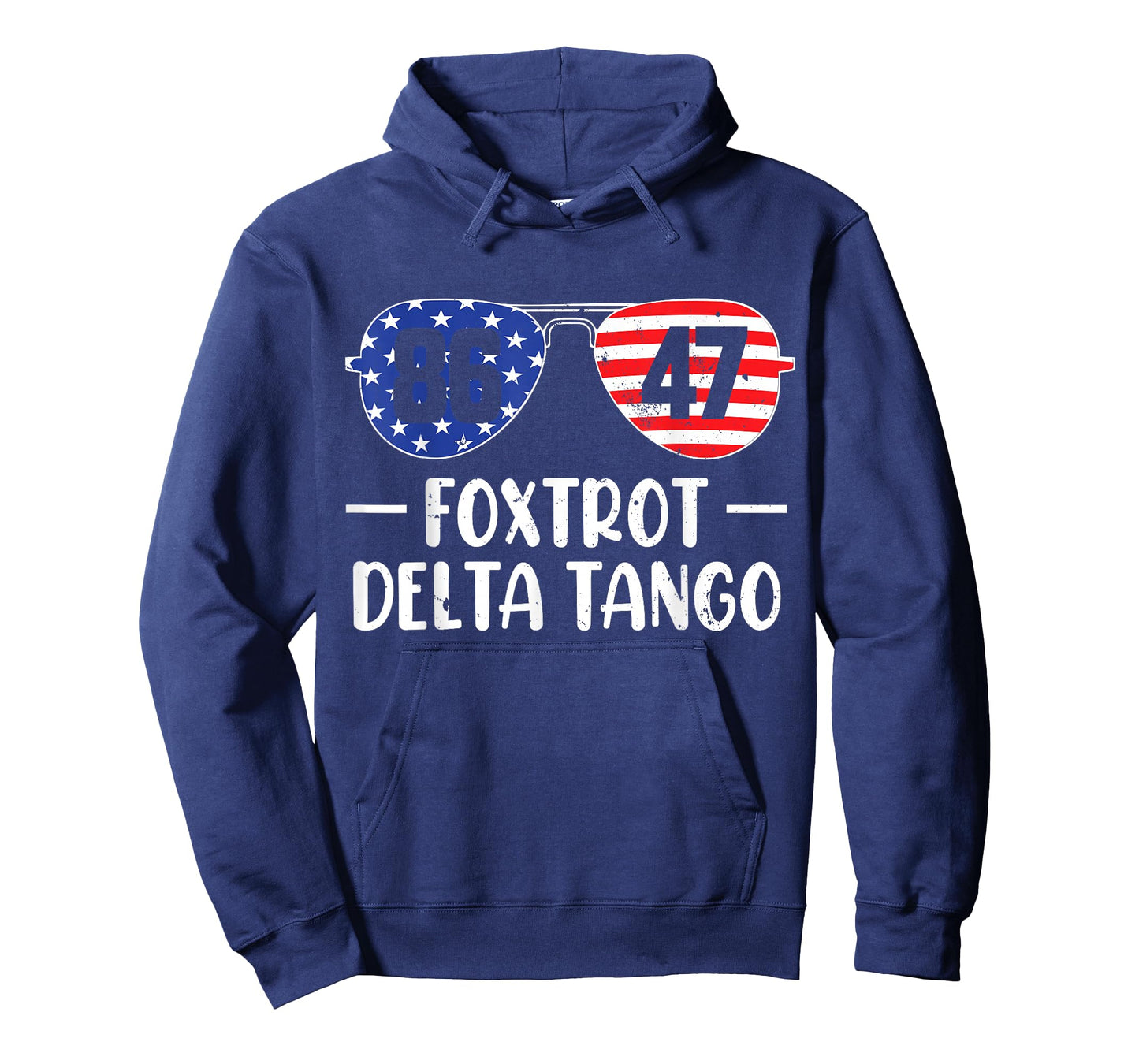 Foxtrots Delta Tangos USA Sunglasses Patriotic 8647 Flag T-Shirt
