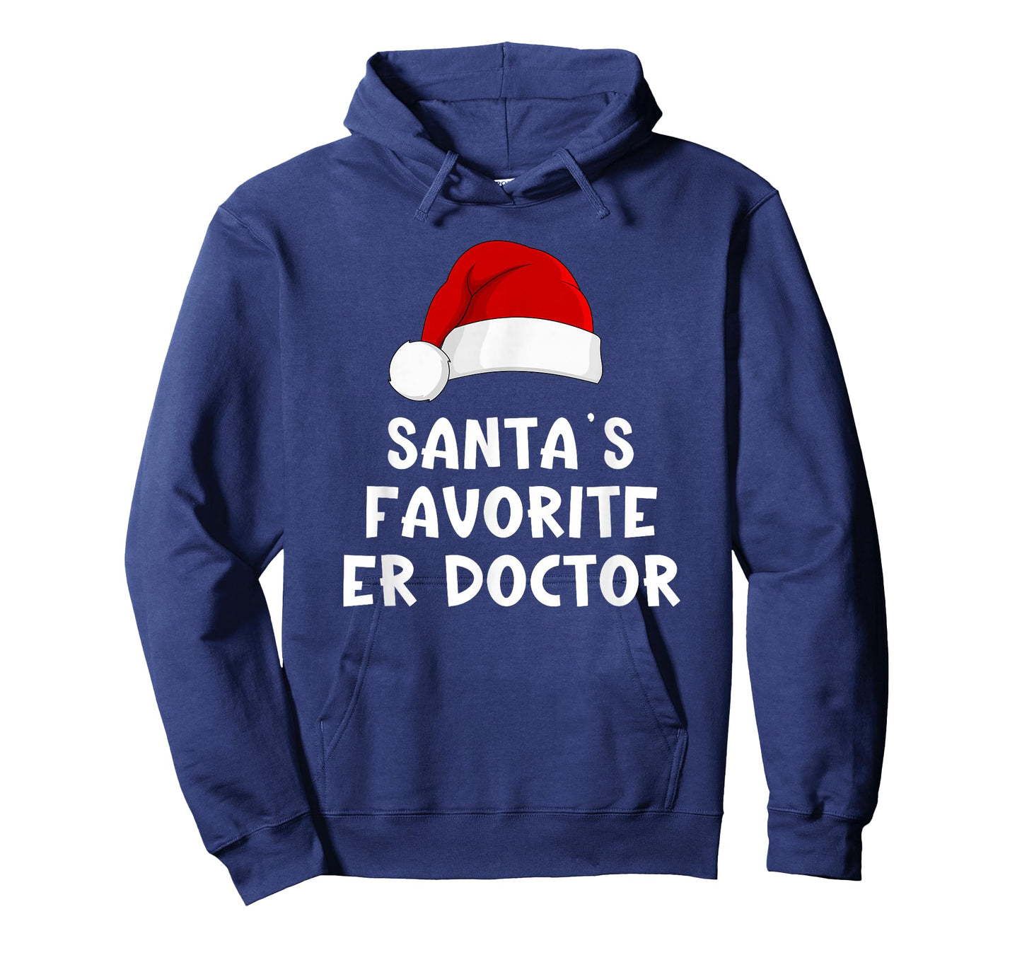 Christmas Santa's Favorite Er Doctor Funny Xmas Pajama T-Shirt