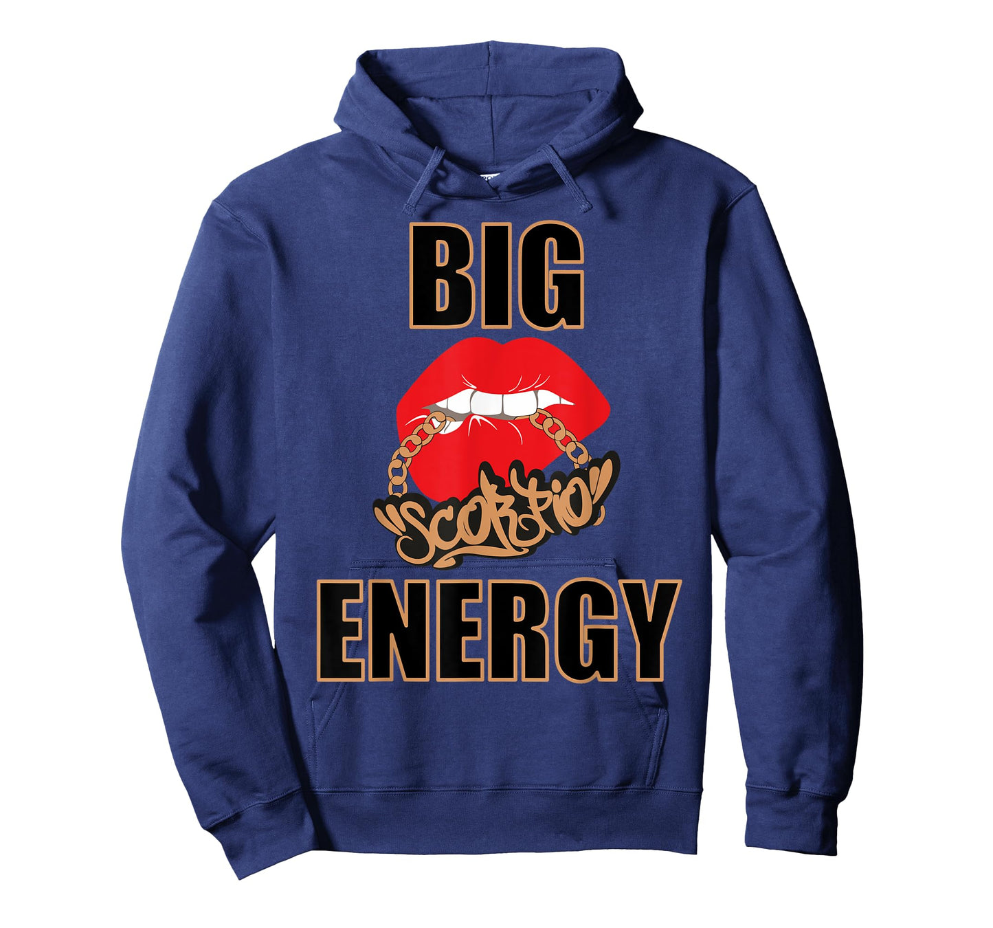 Big Scorpio Energy Sexy Scorpio Girl Women Vibes Lips Chain T-Shirt