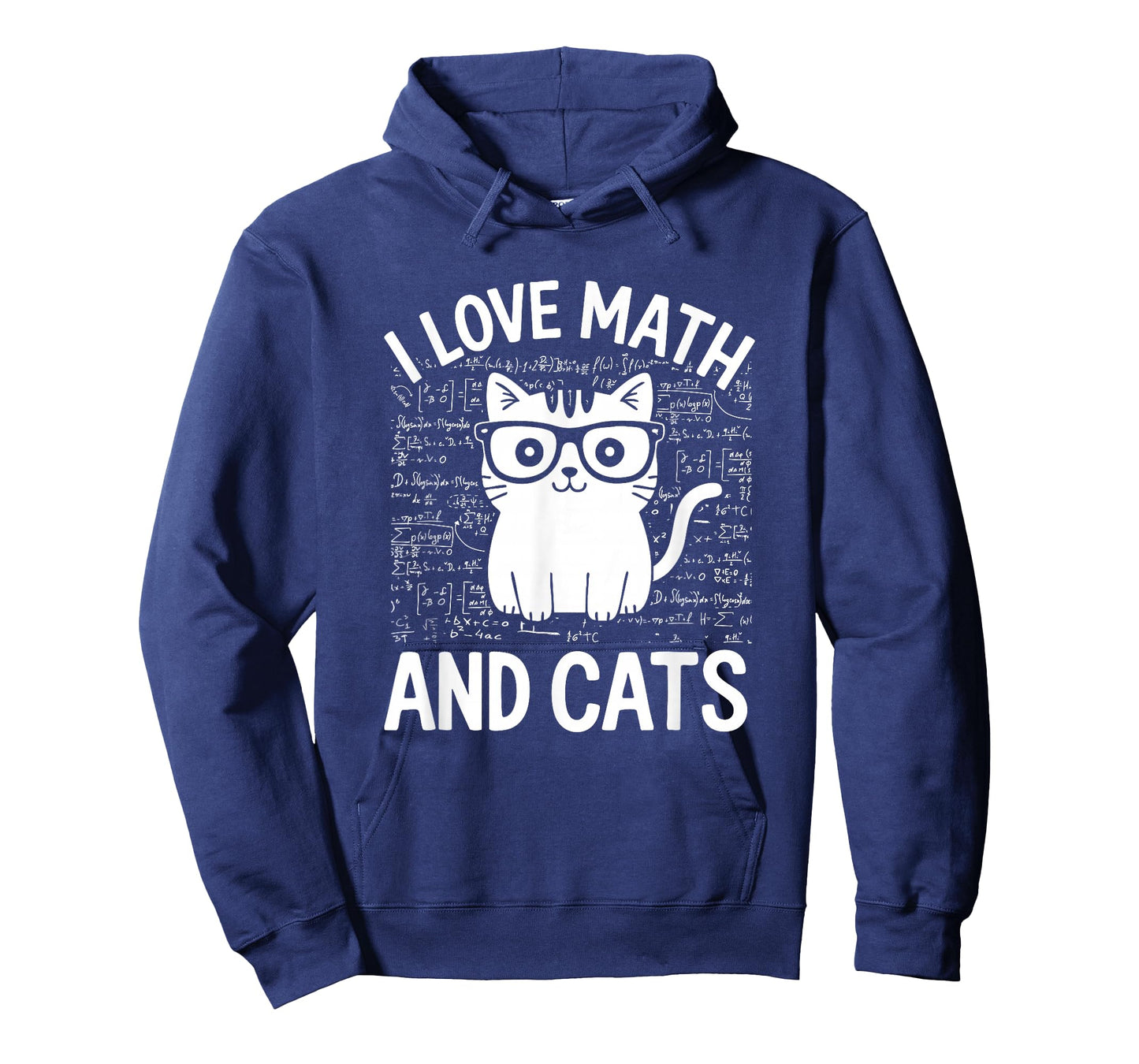 Funny Math and Cats Apparel for Teachers Students Cat Lovers T-Shirt